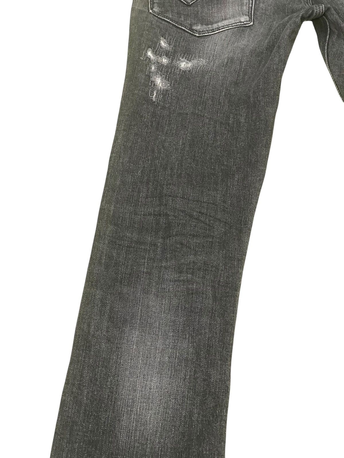 Japanese Brand Skinny Jeans Nicole Club Japan Patchwork Faded 2🟦5 Size US 30 / EU 46 - 13 Thumbnail