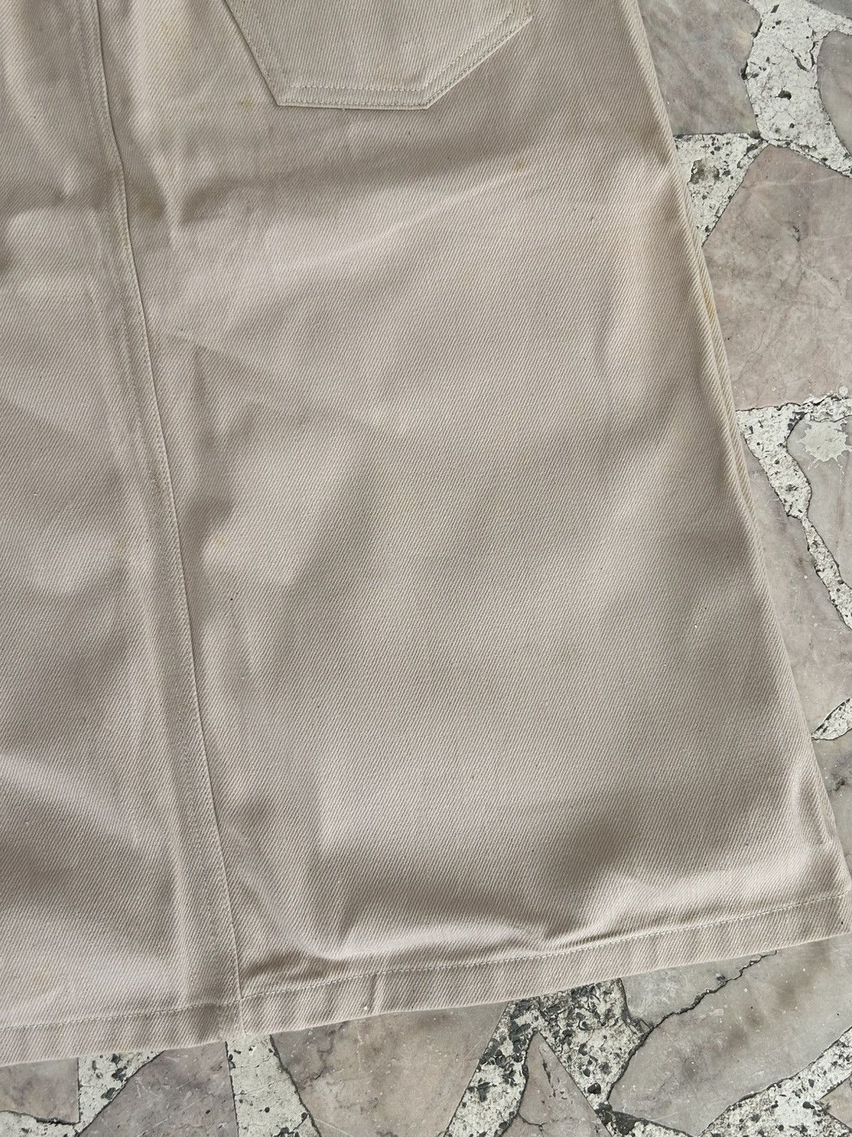 A.P.C. A.P.C Vintage Midi White Skirt Size 30" / US 8 / IT 44 - 10 Thumbnail