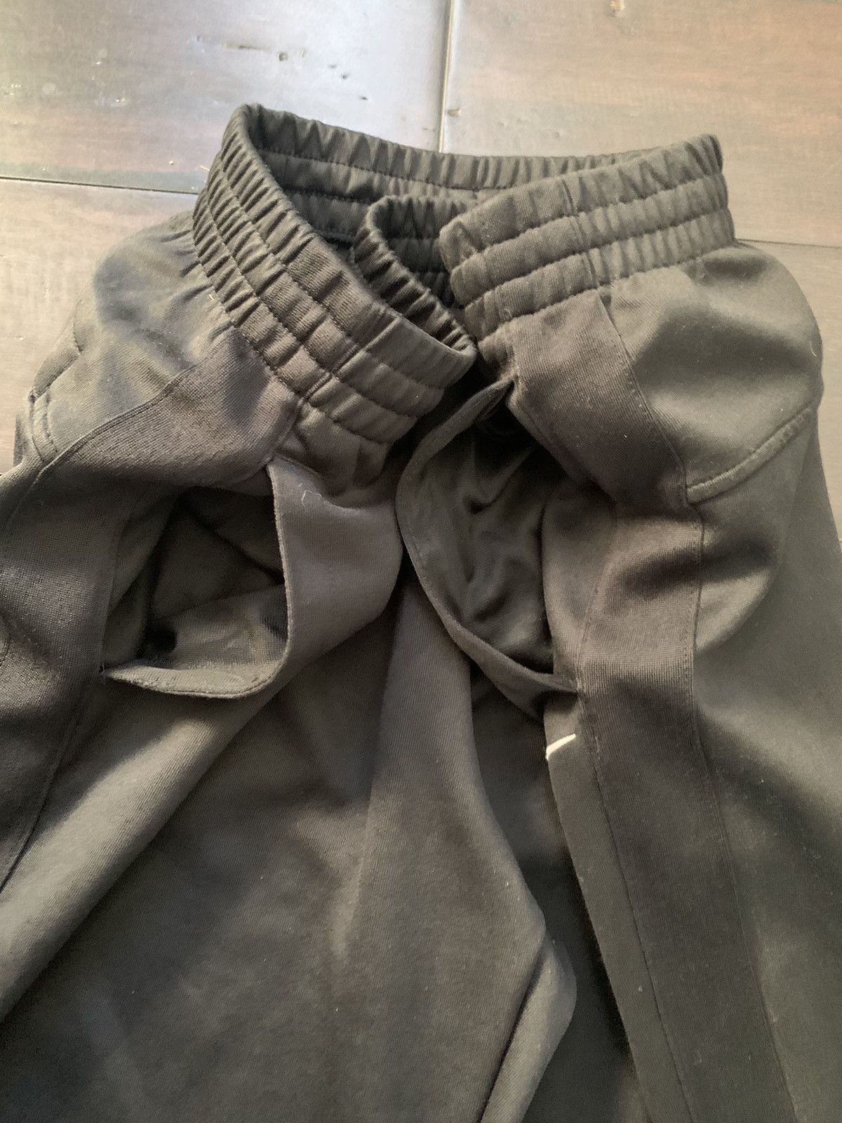 Nike × Vintage Vintage Y2K Nike Logo Track Pants Joggers Black Size US 34 / EU 50 - 5 Thumbnail