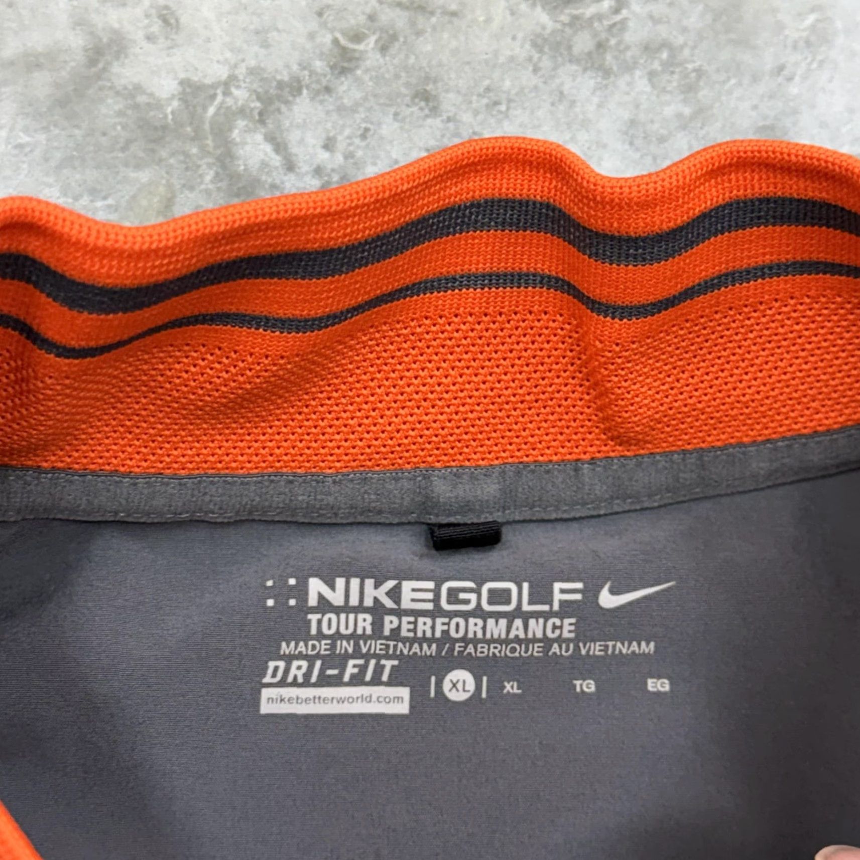 Nike Nike Golf Vest Mens XL Gray Windbreaker 1/4 Zip Dri-FIT Tour Performance Size US XL / EU 56 / 4 - 4 Thumbnail