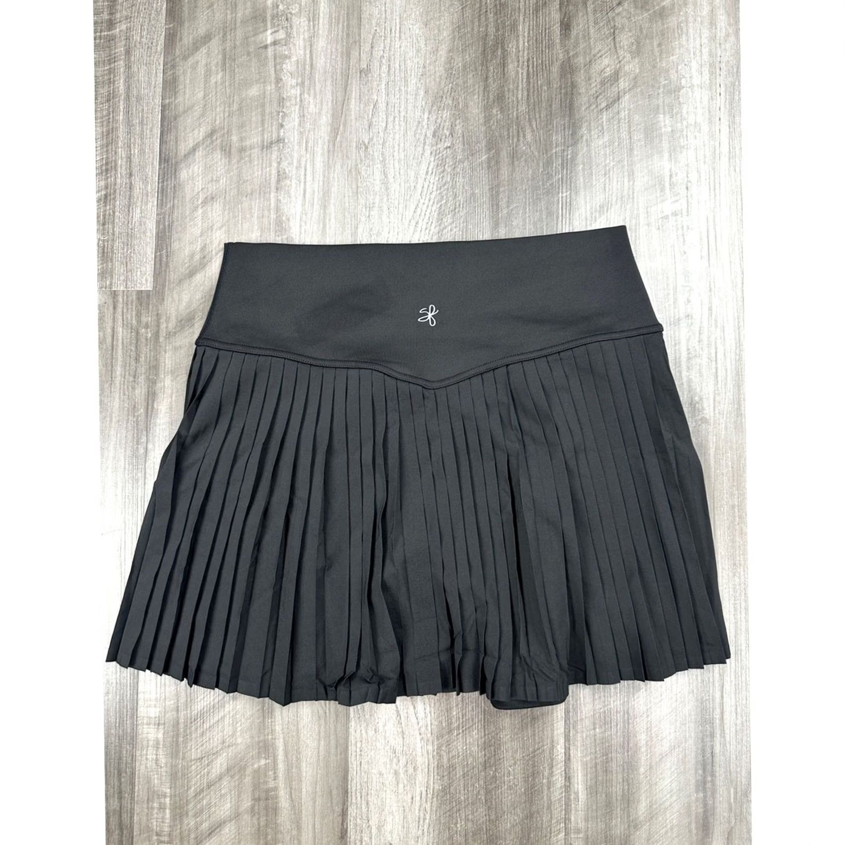 X-LARGE Sweetflexx Tone and Go Performance Skirt with Resistance Shorts NWOT Black Women's Large Skirt Pleated Short 27in Length Mens Womens Girls Size 36" / US 14 / IT 50 - 2 Thumbnail