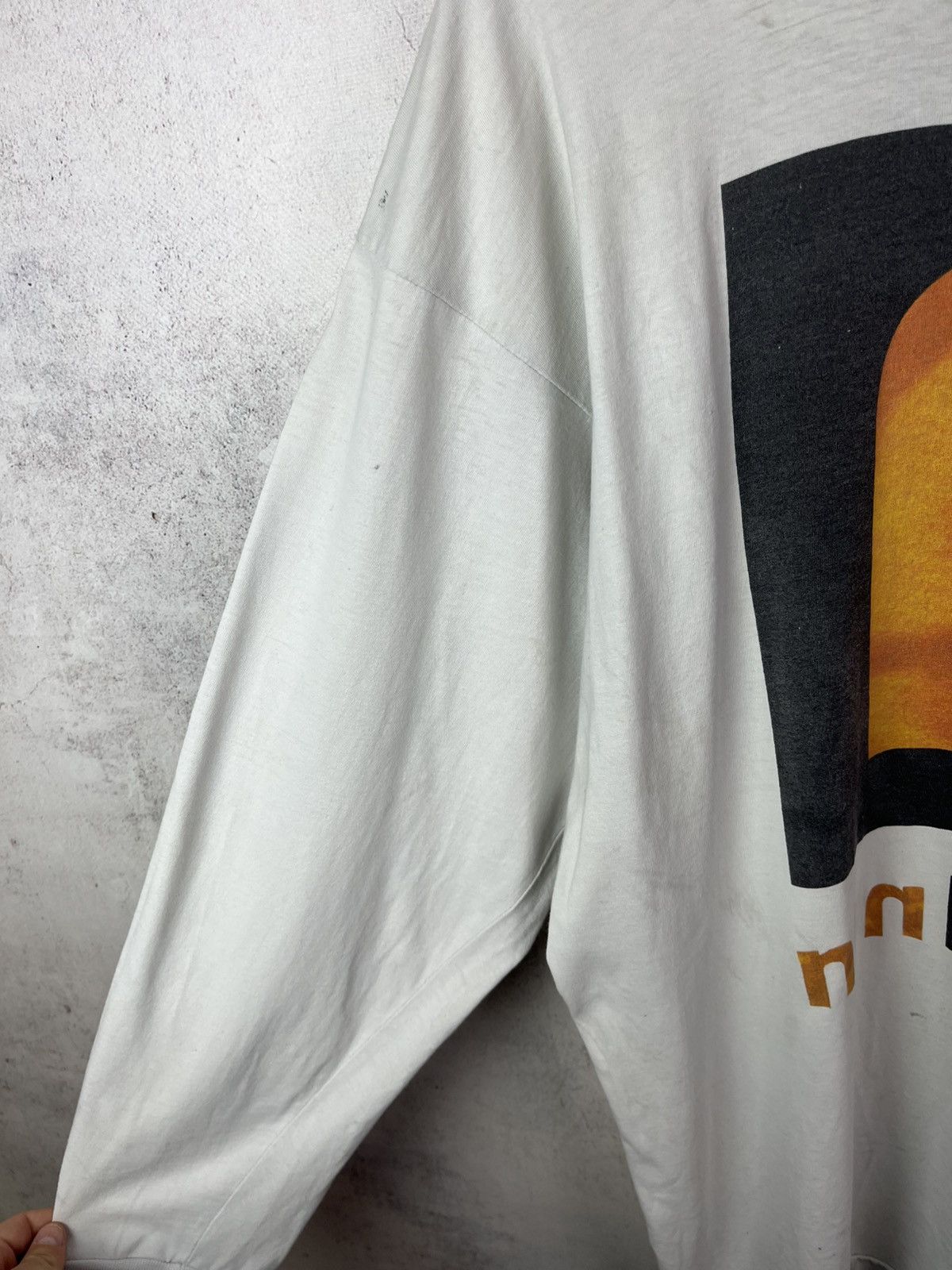 Band Tees Thrashed Vintage 1994 Nine Inch Nails NIN Broken Long-Sleeve Size US XL / EU 56 / 4 - 9 Thumbnail