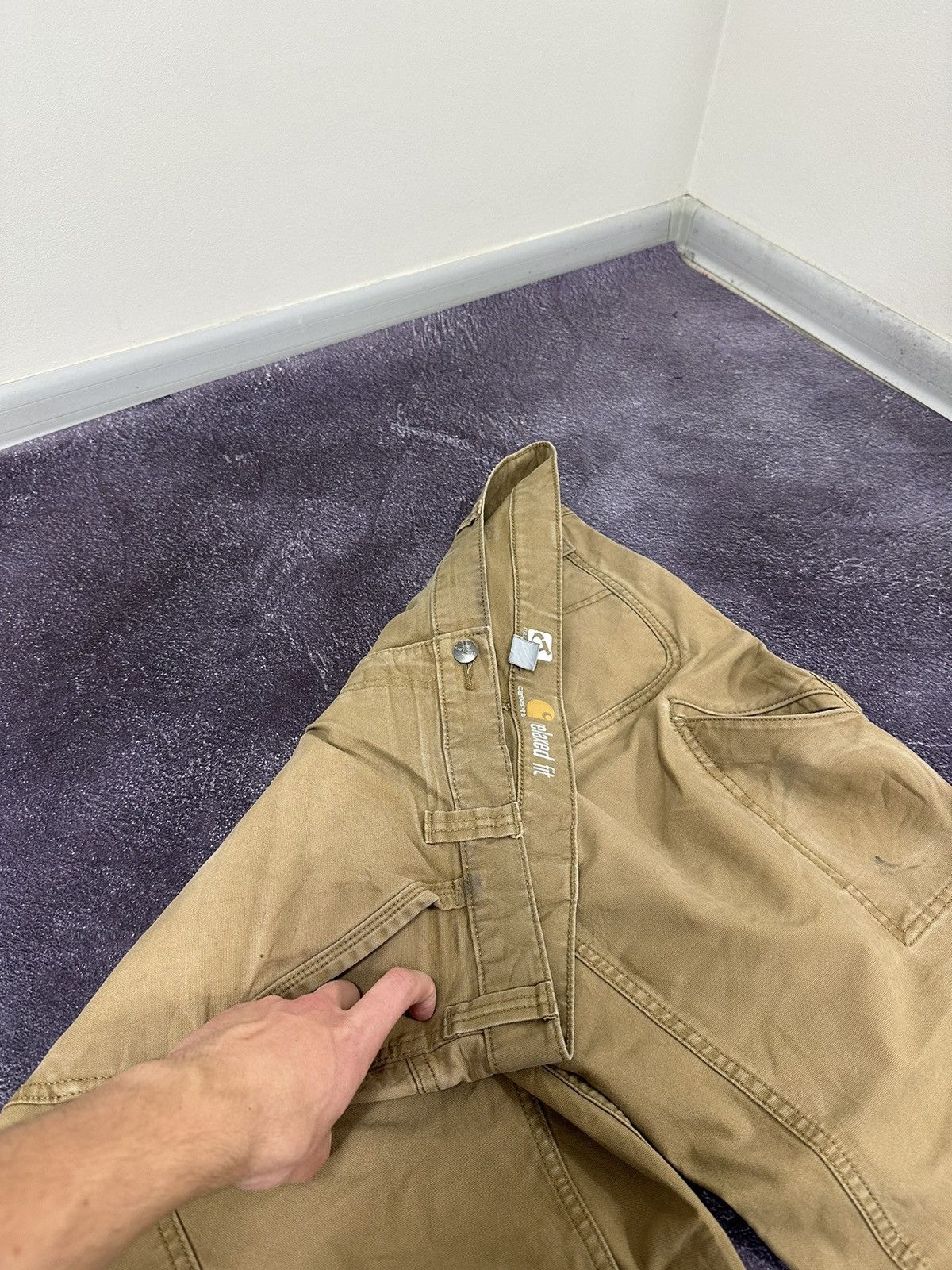 Carhartt Vintage Carhartt Carpenter Relaxed Fit USA Cargo Work Pants Size US 40 / EU 56 - 8 Thumbnail