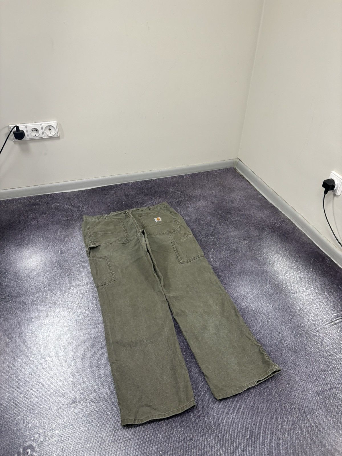 Carhartt Vintage Carhartt Rugged Flex Olive Utility Work Baggy Pants Size US 36 / EU 52 - 3 Thumbnail