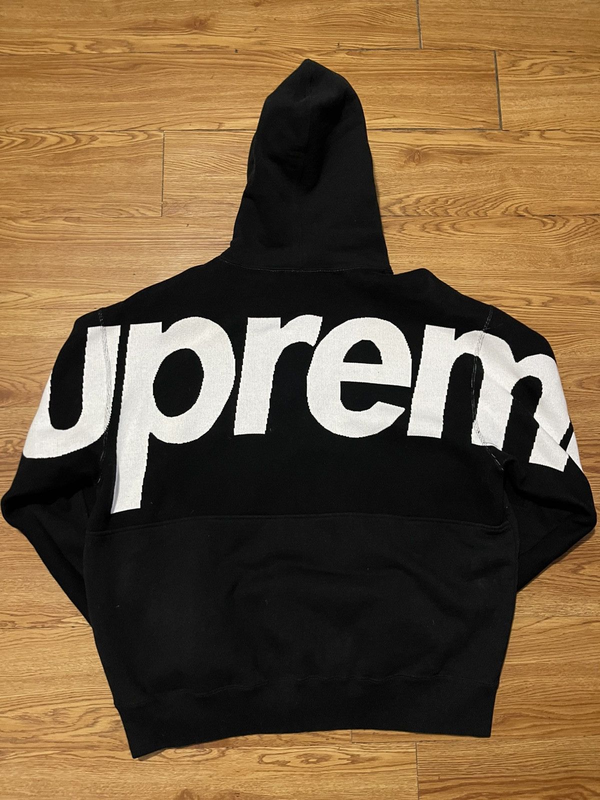 Supreme FW23 Supreme Big Logo Jacquard Hooded Sweatshirt