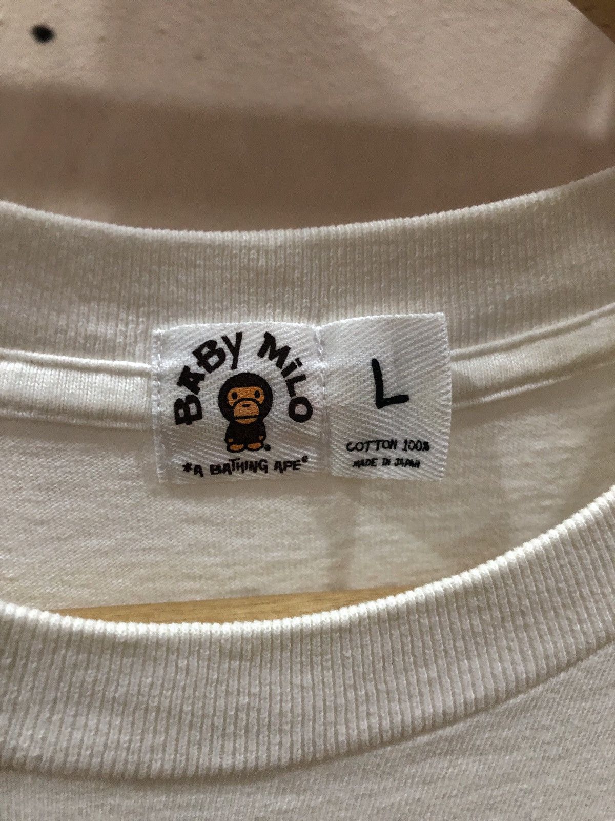Bape OG Vintage 2005 Baby Milo Tshirts Size US L / EU 52-54 / 3 - 4 Thumbnail