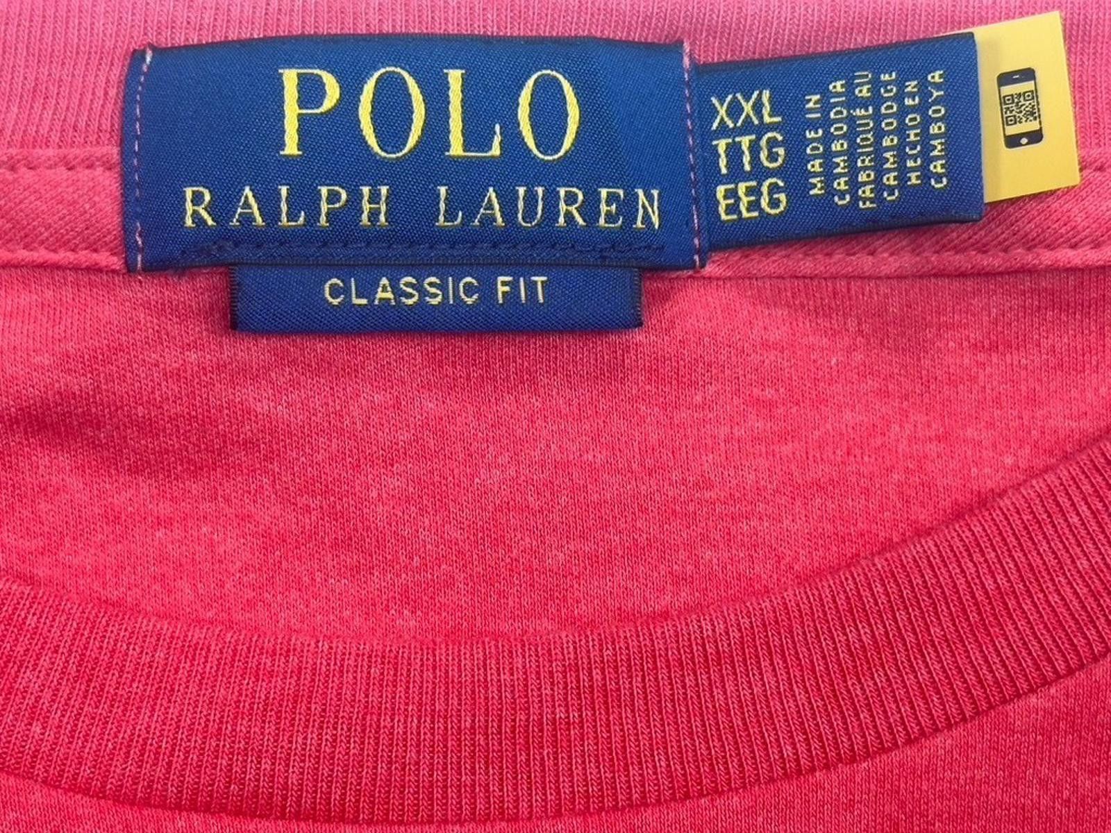 Polo Ralph Lauren Polo Ralph Lauren Classic Fit Embroidered T-Shirt Red 2XL Size US XXL / EU 58 / 5 - 9 Thumbnail