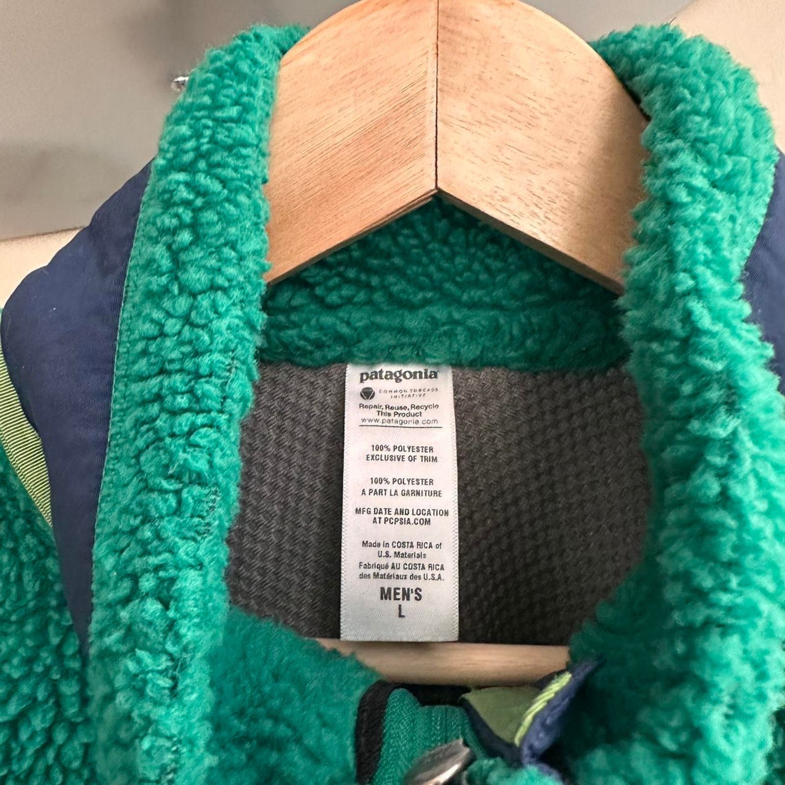 Patagonia Vintage Patagonia Fleece Jacket Size US L / EU 52-54 / 3 - 5 Thumbnail