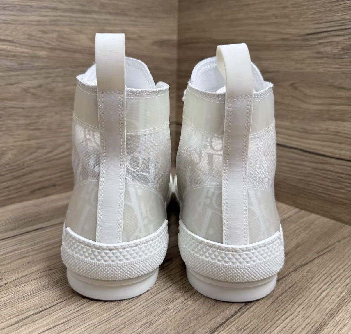 Dior Dior B23 White Mesh High-Top Sneakers J41 Size US 6 / IT 36 - 5 Thumbnail