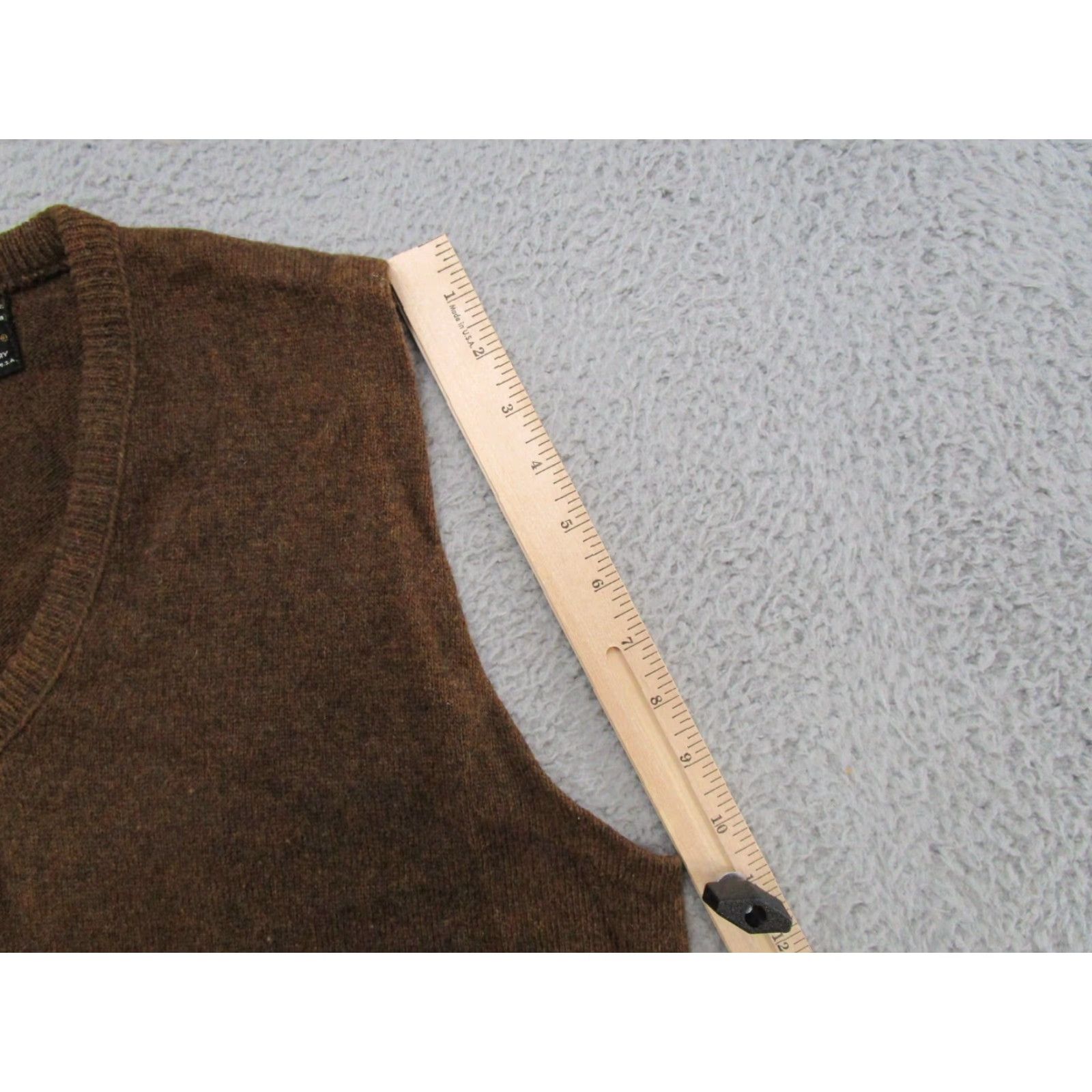 Vintage VINTAGE Campus Wool Knit Vest Brown Retro Women L Reading Size L Size L / US 10 / IT 46 - 7 Thumbnail