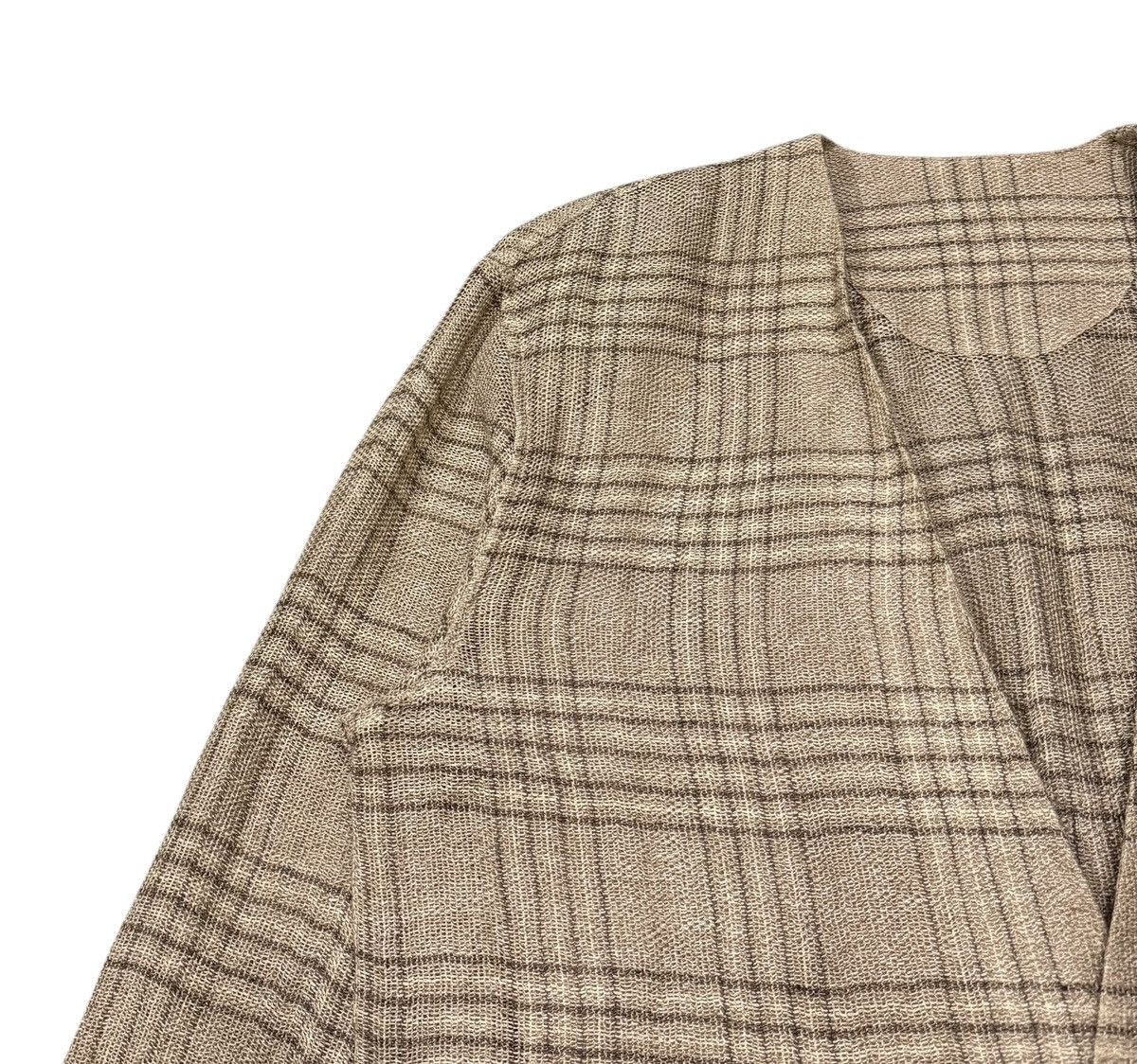 Bajra Vintage Bajra Checkered Cardigan Oversize Style Jacket Size US XL / EU 56 / 4 - 5 Thumbnail