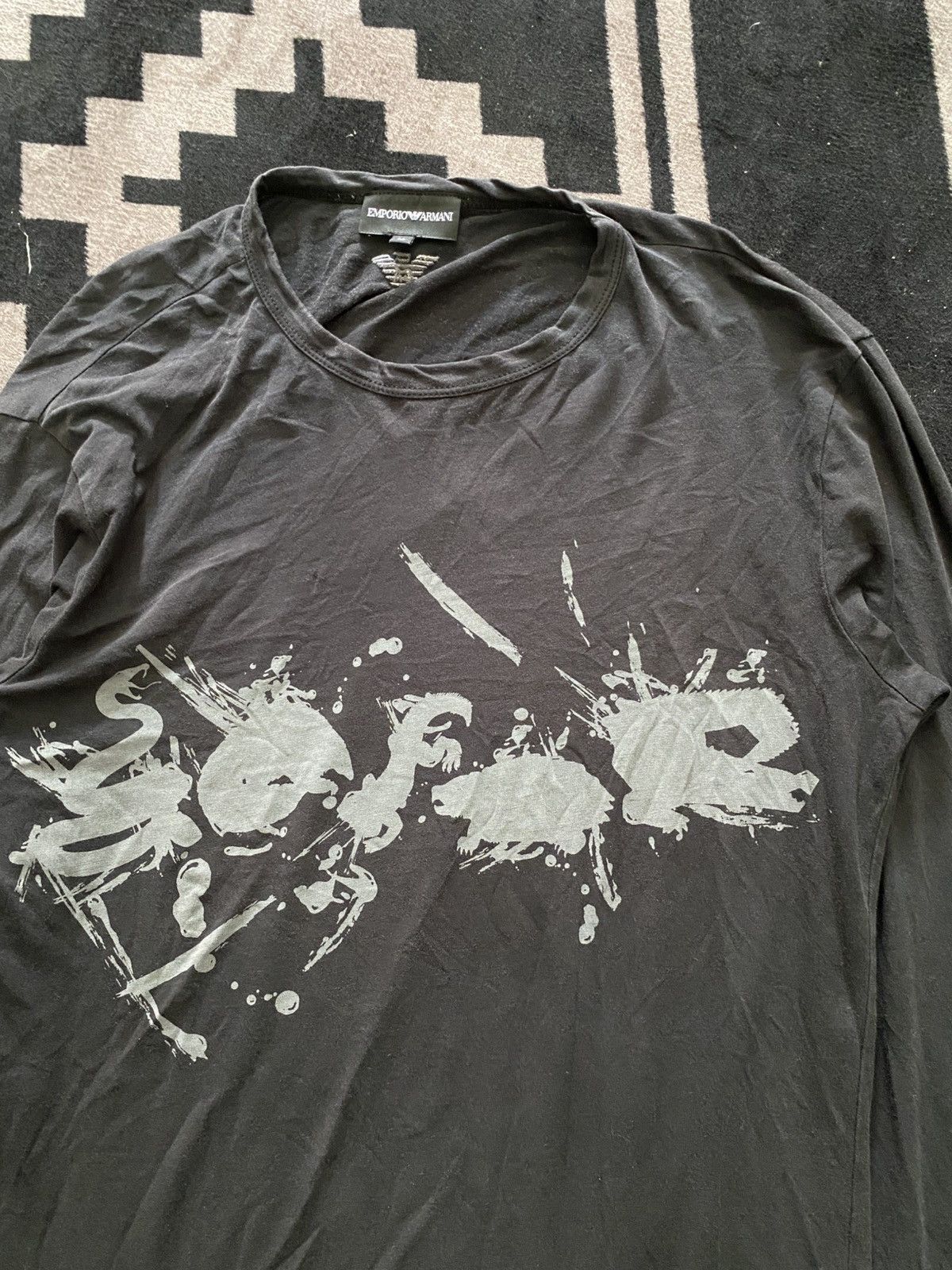 Emporio Armani × If Six Was Nine × Vintage Vintage emporio armani “so far” snake painter longsleeve Size US M / EU 48-50 / 2 - 2 Thumbnail