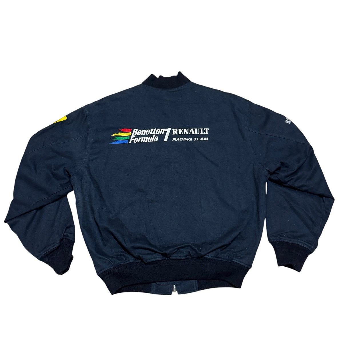 Benetton Vintage Rare Benetton Renault F1 Racing Team Bomber Jacket Size US L / EU 52-54 / 3 - 6 Thumbnail
