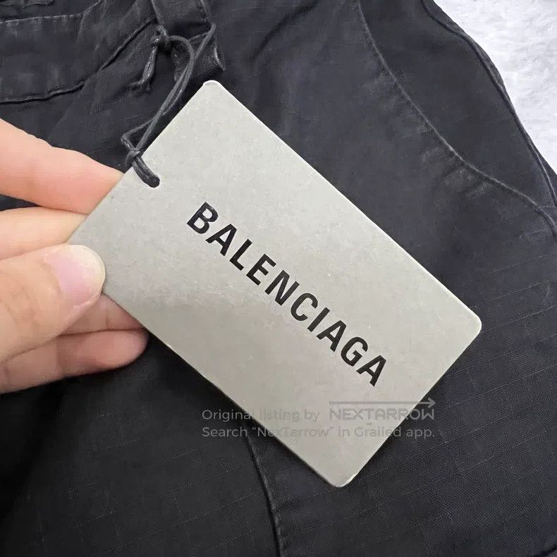 Balenciaga Balenciaga size XS Black Flare Cargo Pants Size US 27 - 4 Thumbnail