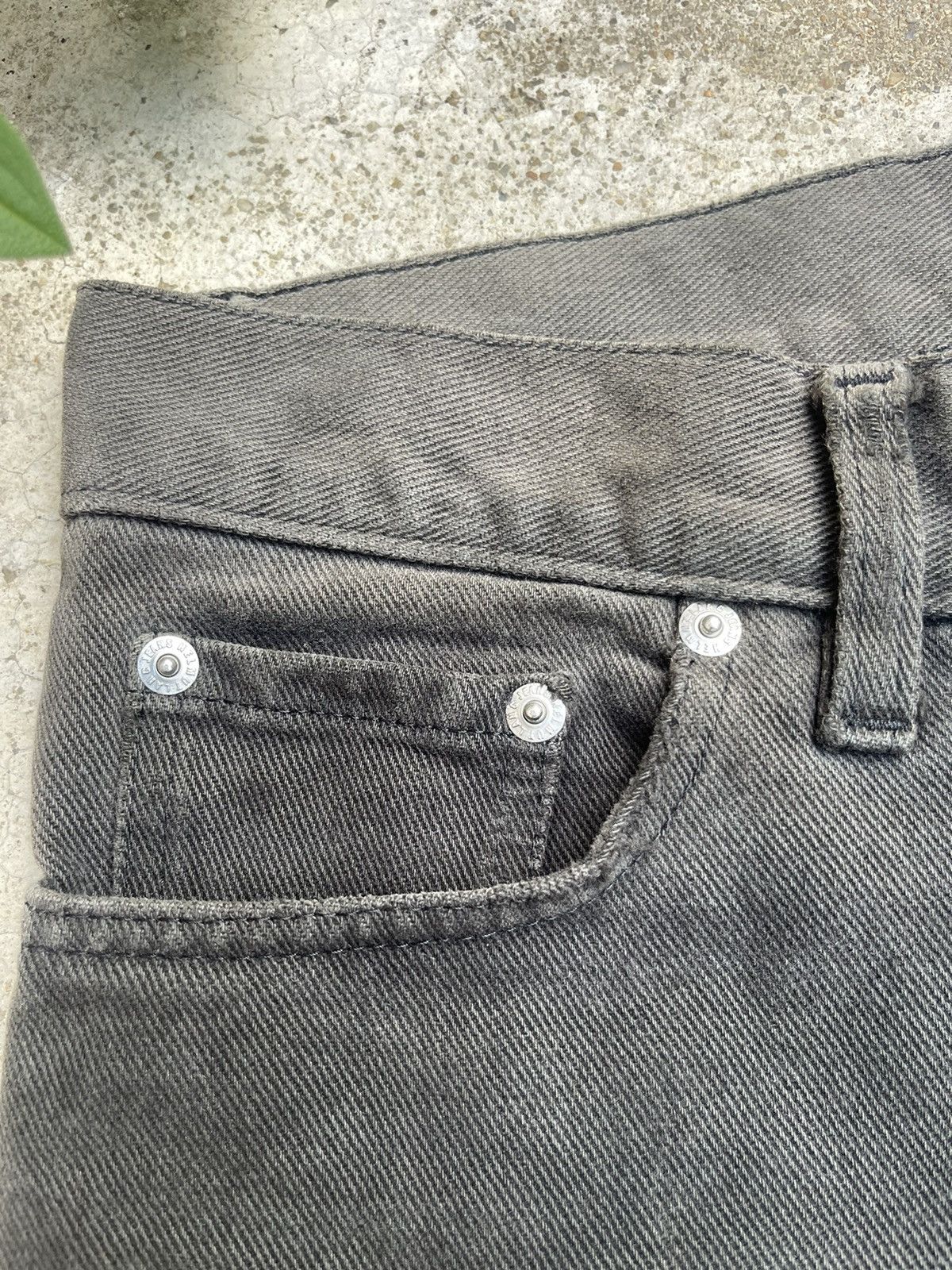 Helmut Lang Helmut Lang Black Distressed Denim (90s Rare Archive Grail) Size US 30 / EU 46 - 4 Thumbnail