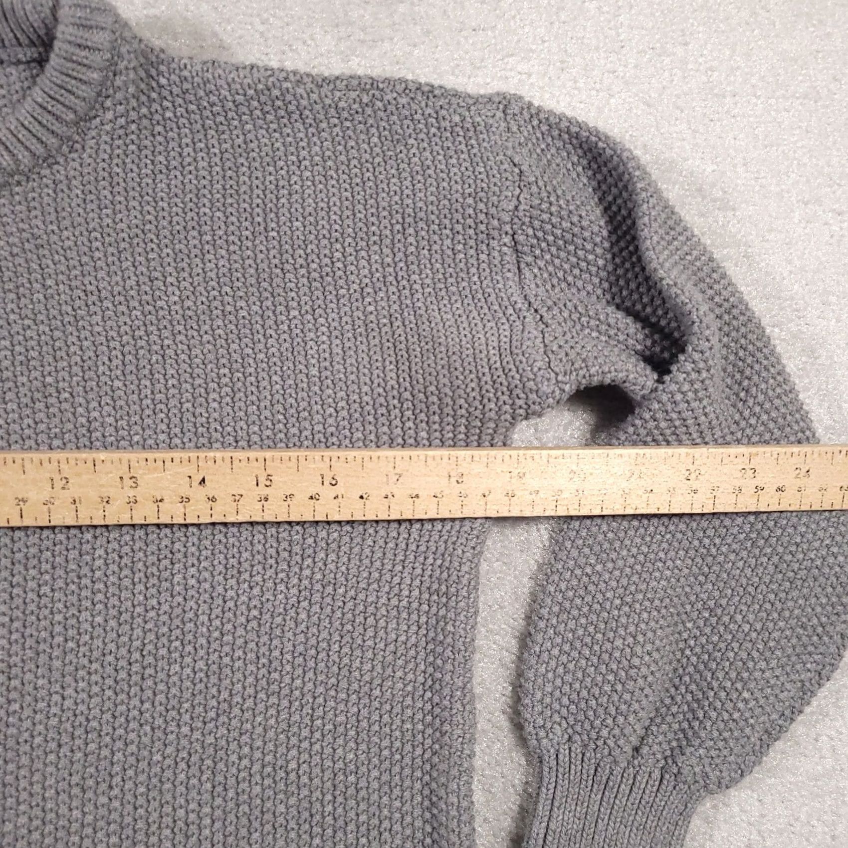 Old Navy Old Navy Tunic Sweater Women XS Gray Long Sleeve Crewneck Chunky Knit Size XS / US 0-2 / IT 36-38 - 6 Thumbnail