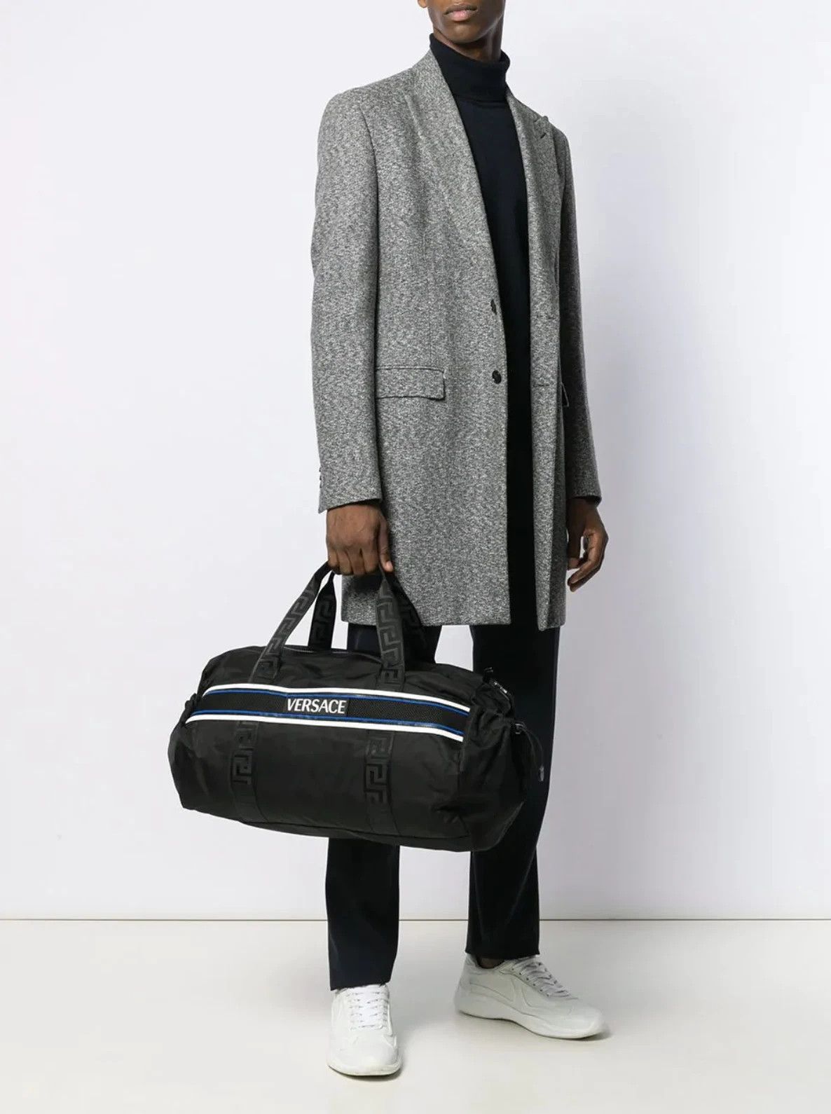 Versace Olympus Gym Sports contrast logo holdall duffle Palladium Size ONE SIZE - 3 Thumbnail
