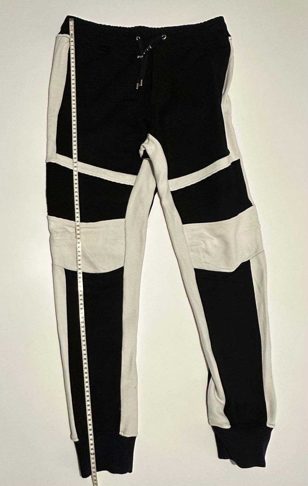 Balmain Balmain Biker Black and White joggers Size US 30 / EU 46 - 7 Thumbnail