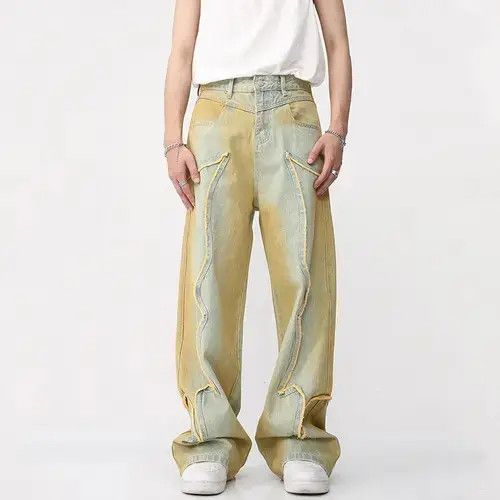 Other Gradient Straight Jeans Size US 32 / EU 48 - 4 Thumbnail