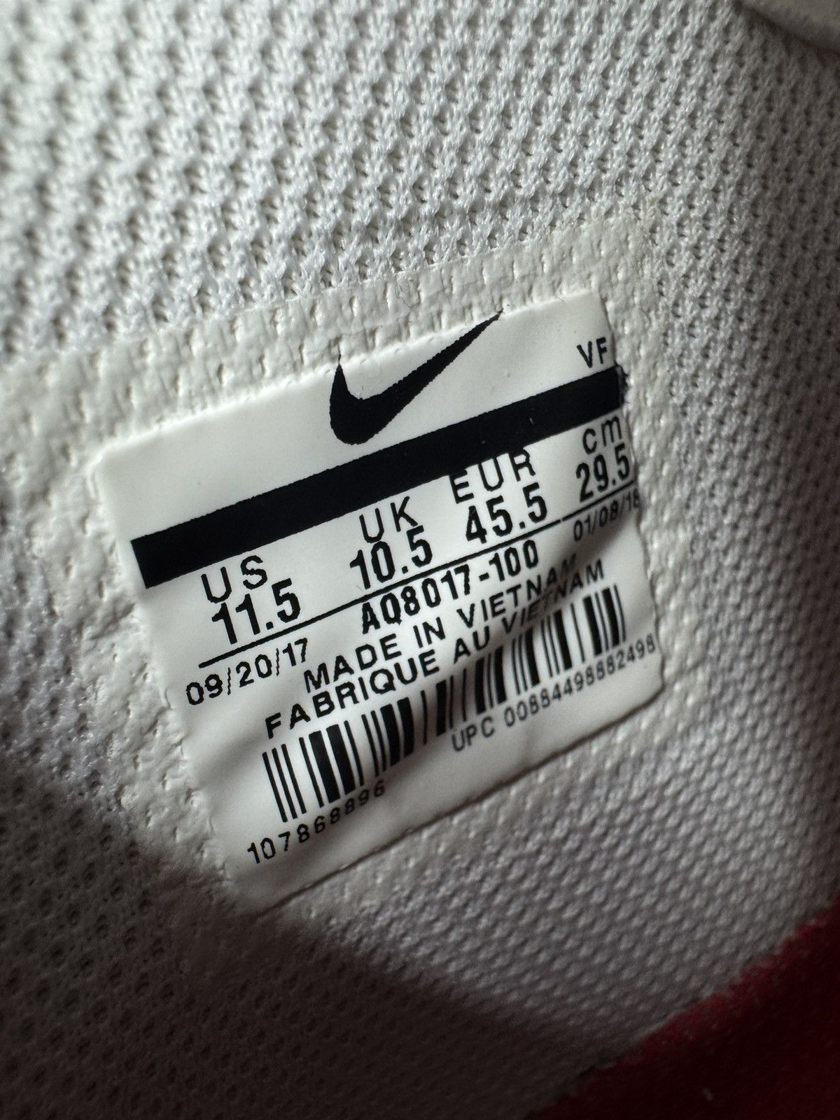 NBA × Nike × Supreme Nike Air Force 1 Supreme NBA Size US 11.5 / EU 44-45 - 6 Thumbnail