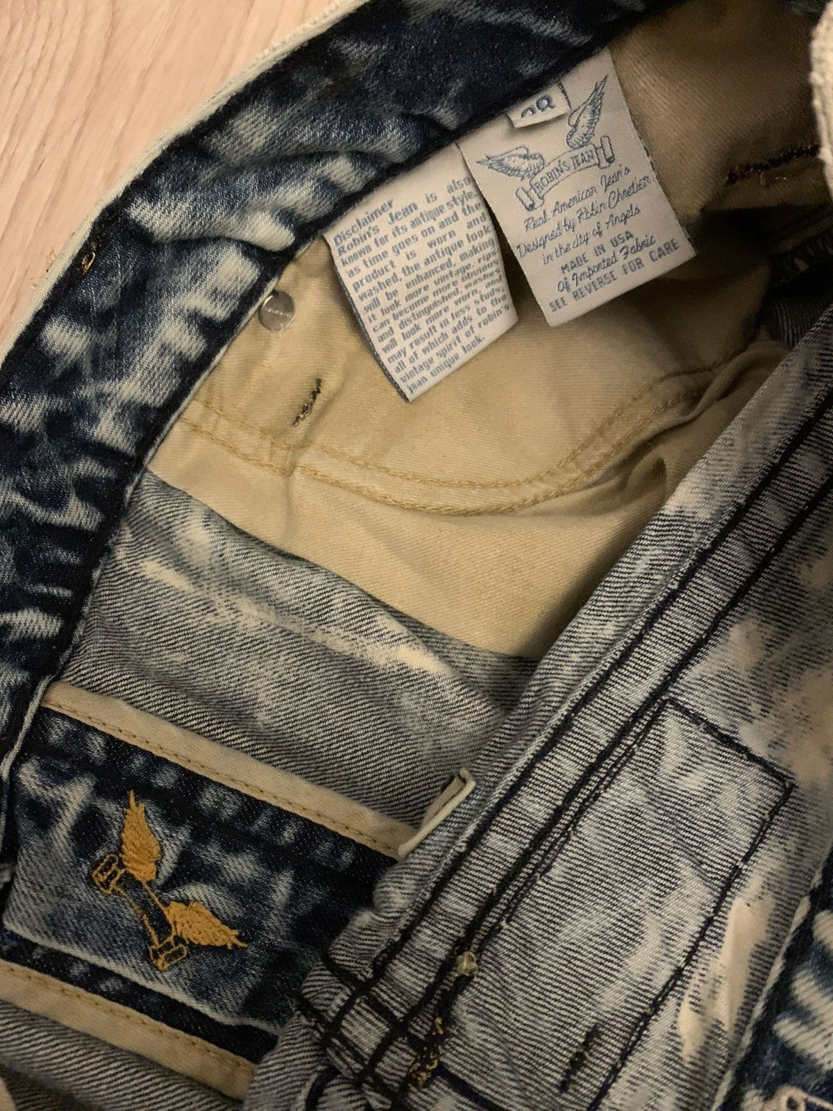 Robins Jeans *RARE* Robins Jeans W38 striped Silver Diamnods Size US 38 / EU 54 - 5 Thumbnail