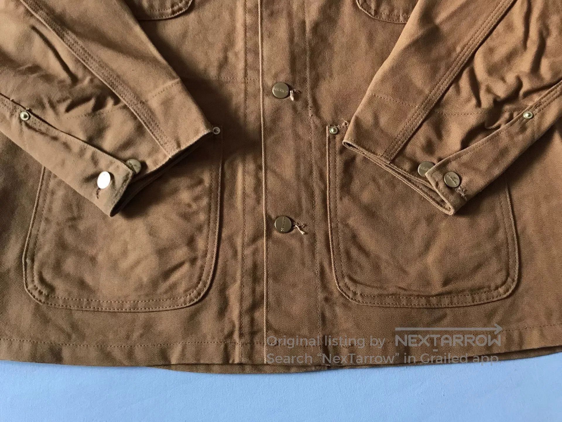 Carhartt 90s Carhartt 6C Brown Canvas Jacket. Size US S / EU 44-46 / 1 - 8 Thumbnail
