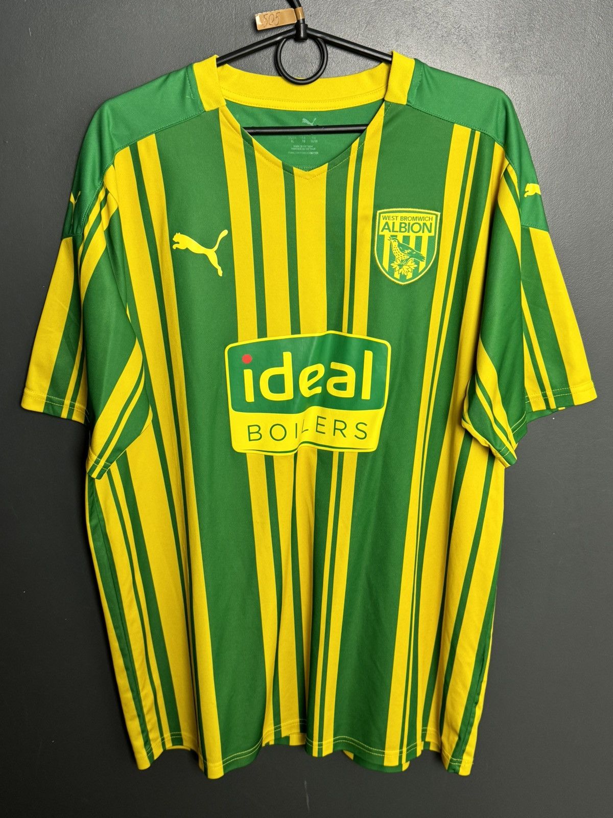 Puma West Bromwich Albion 20/21 Away Football Jersey Size US XL / EU 56 / 4 - 1 Thumbnail