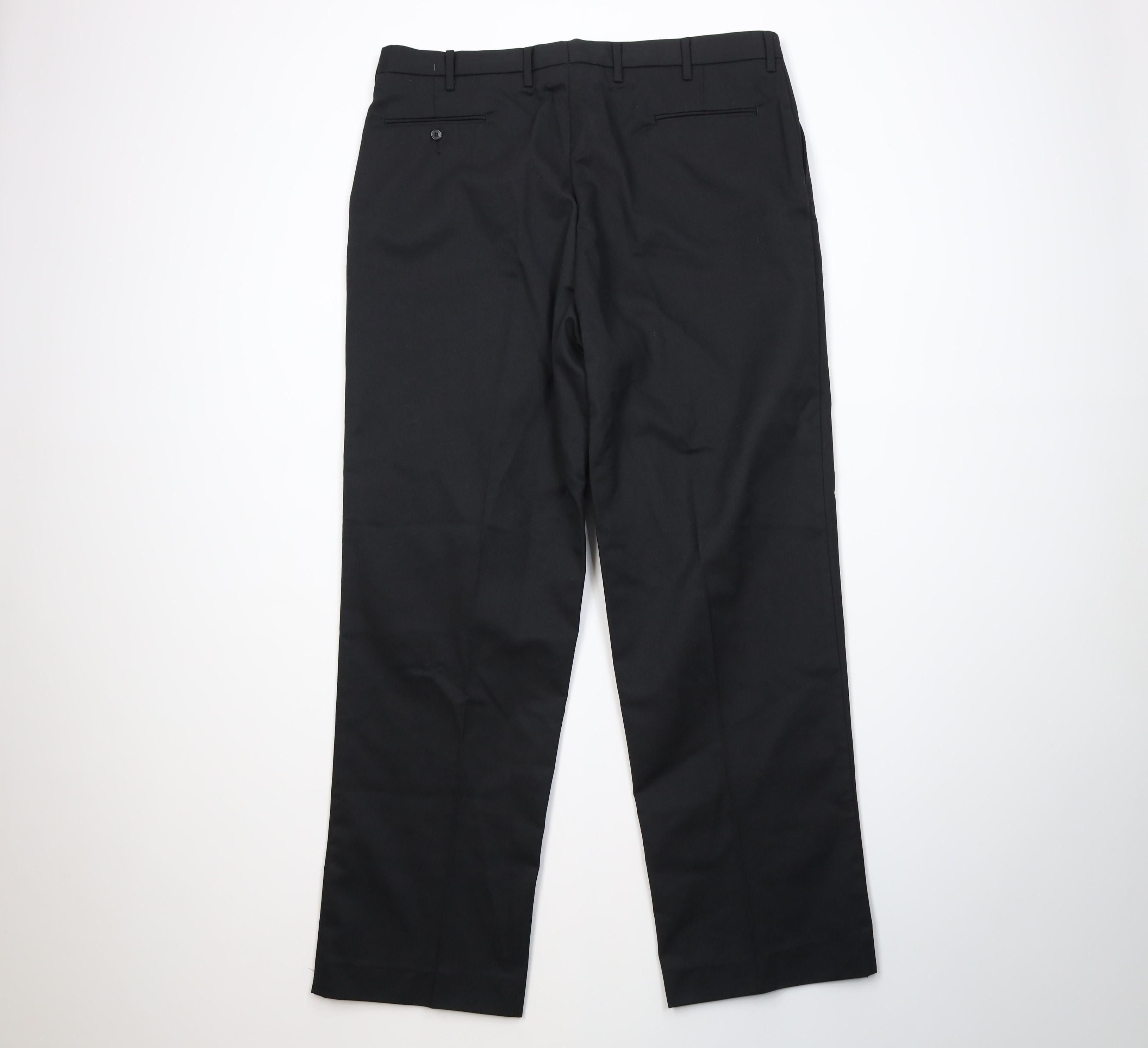 Vintage Vintage 70s Streetwear Flared Wide Leg Chino Pants Black USA Size US 42 / EU 58 - 9 Thumbnail