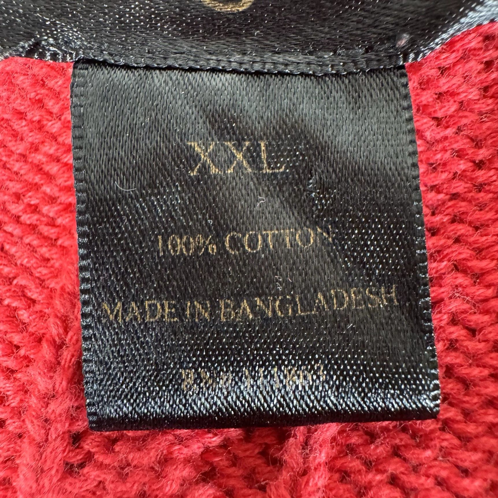 Vintage VINTAGE Y2K Sweater Vest XXL Red 100% Cotton Cable Knit Preppy Academia Heritage Men Vest 90s Christmas Holiday Retro Size US XXL / EU 58 / 5 - 7 Thumbnail