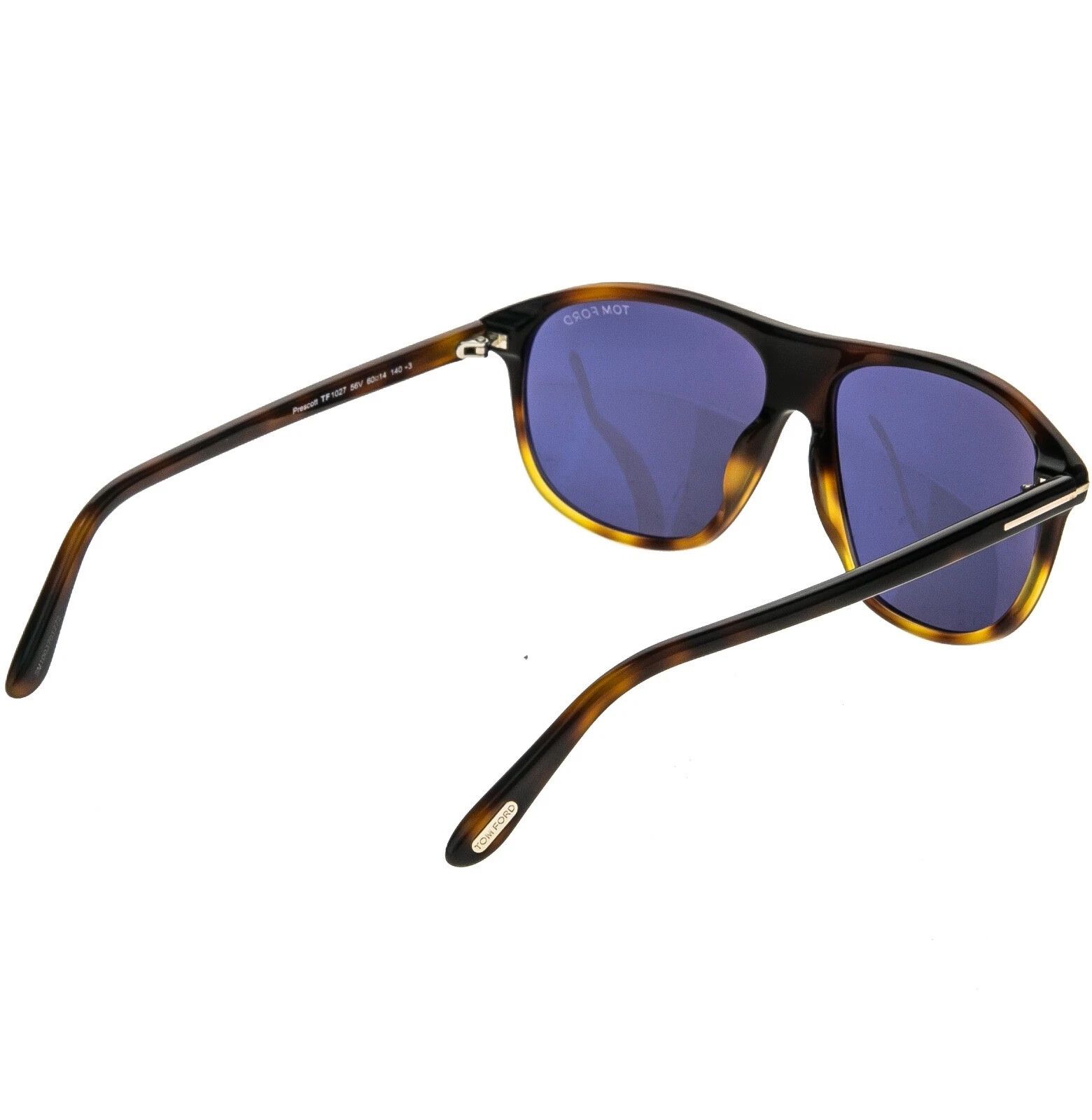 Tom Ford TOM FORD Prescott TF1027 56V Brown Blue Angular 1027 FT1027 Size ONE SIZE - 6 Thumbnail