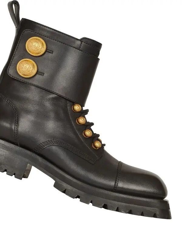 Balmain o1s1wg111225 Ranger Ankle Boots in Black Size US 10 / IT 40 - 5 Thumbnail