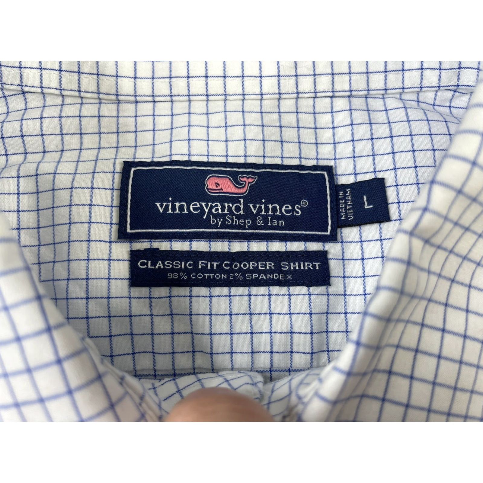 Vineyard Vines Vineyard Vines Classic Fit Tucker Shirt Plaid Button-Up Mens Large Size US L / EU 52-54 / 3 - 3 Thumbnail