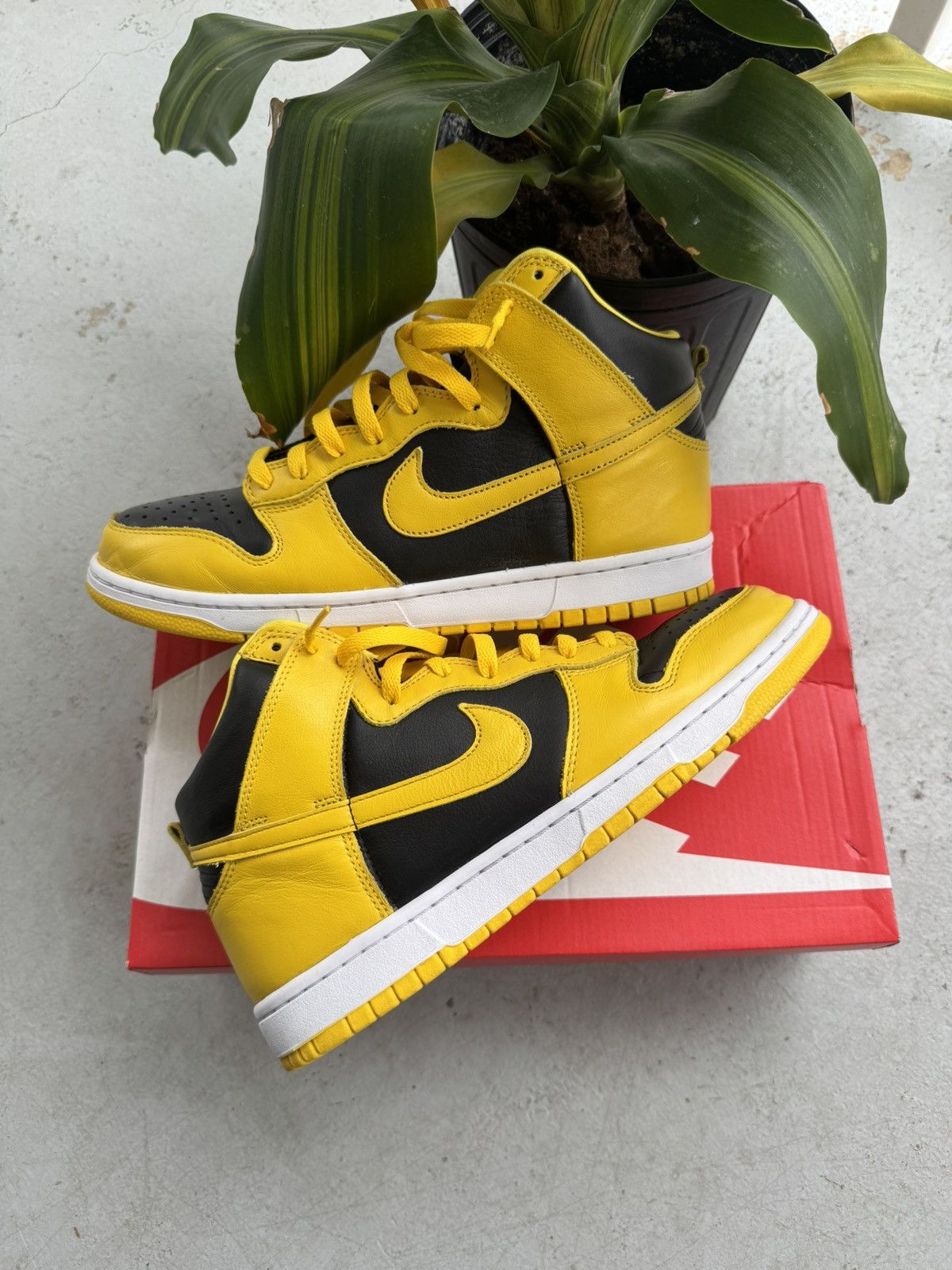 Nike Dunk High Black Varsity Maize Men's Sneakers