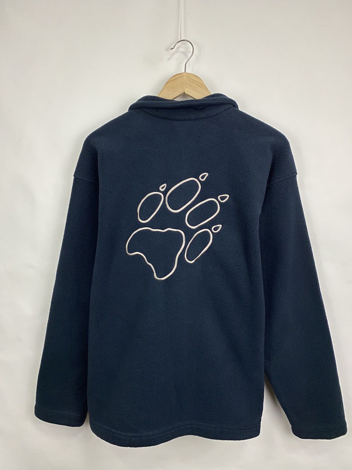 Jack Wolfskin 🧗🇺🇸 Y2K Jack Wolfskin Fleece Hoodie Rare Retro Hype Size US L / EU 52-54 / 3 - 4 Thumbnail