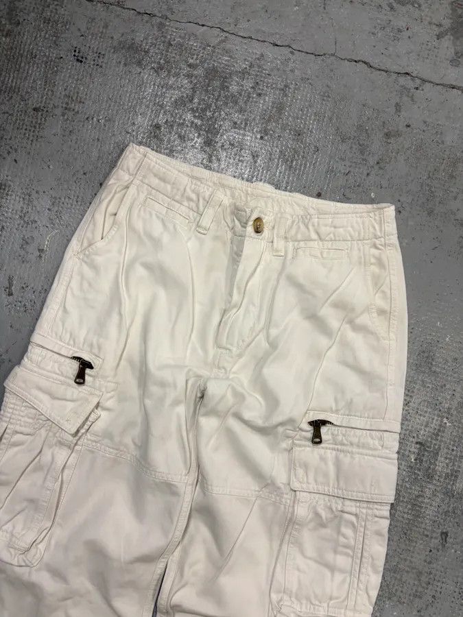 Dolce & Gabbana 2000s Dolce & Gabbana White Cotton Cargo Pants Size US 30 / EU 46 - 5 Thumbnail