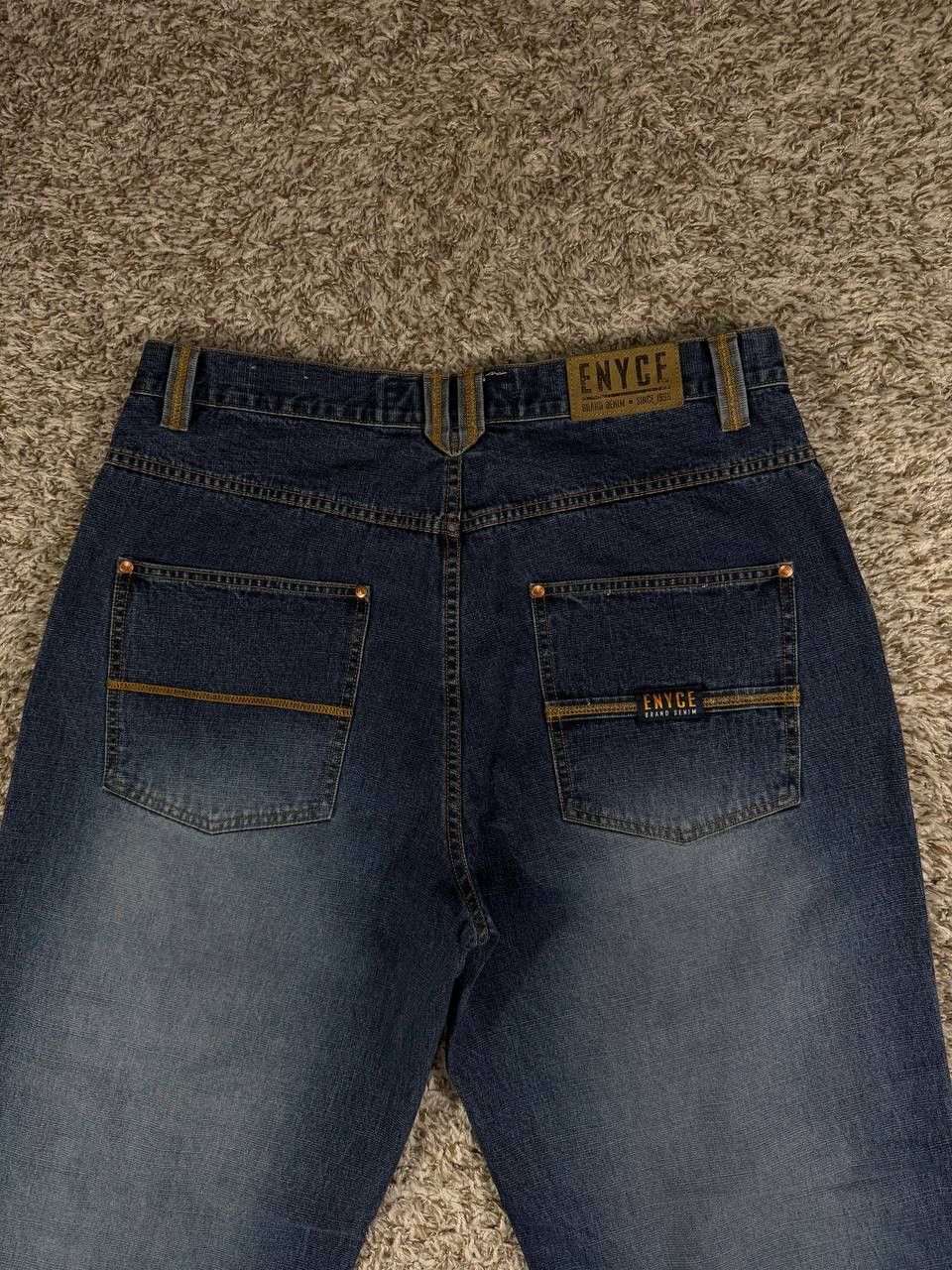 Enyce ENYCE Baggy Jeans Y2K Hip Hop Spellout Logo Stitched Size US 36 / EU 52 - 11 Thumbnail