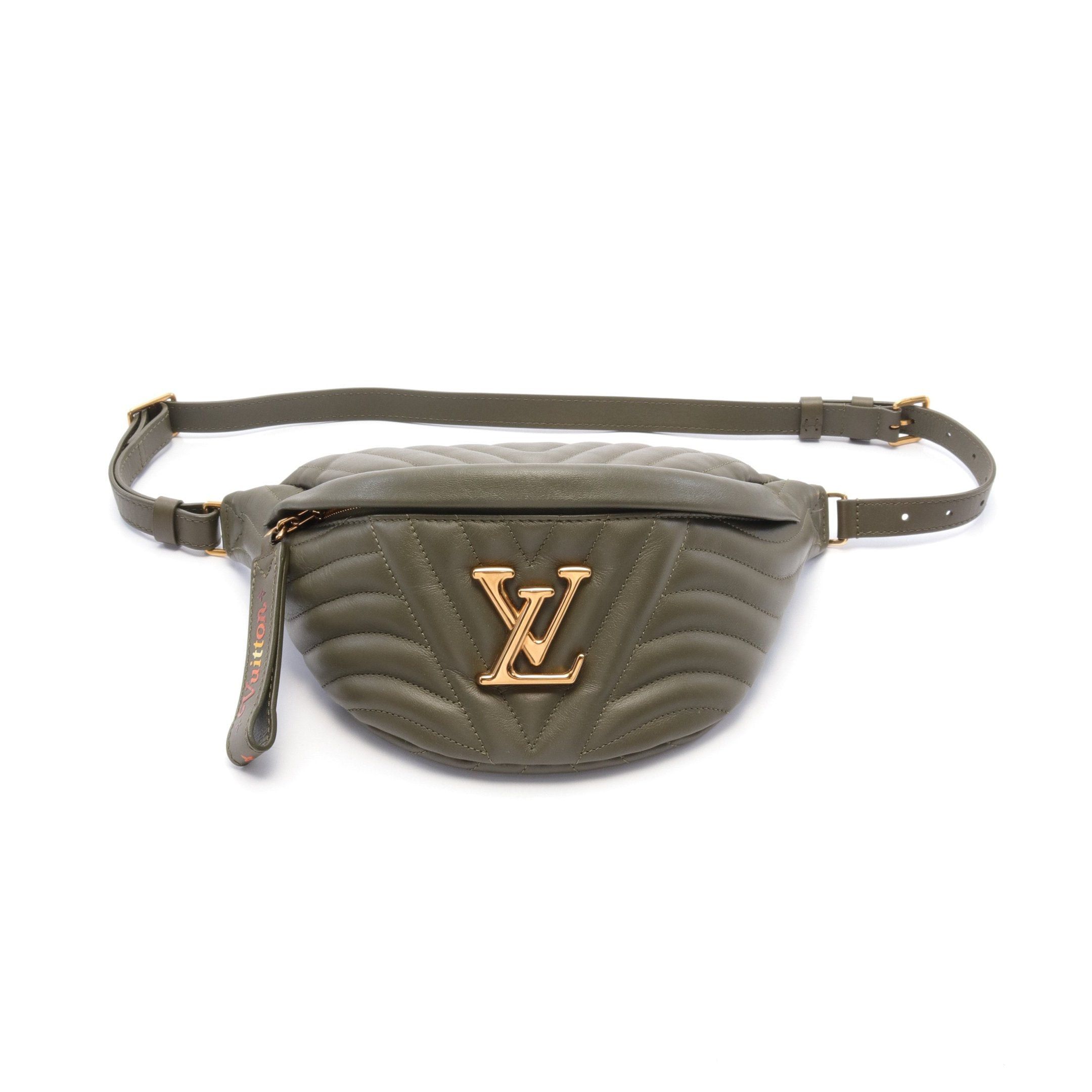 Louis Vuitton Louis Vuitton New Wave Bum Bag Body Waist Leather Khaki Green Size ONE SIZE - 1 Thumbnail