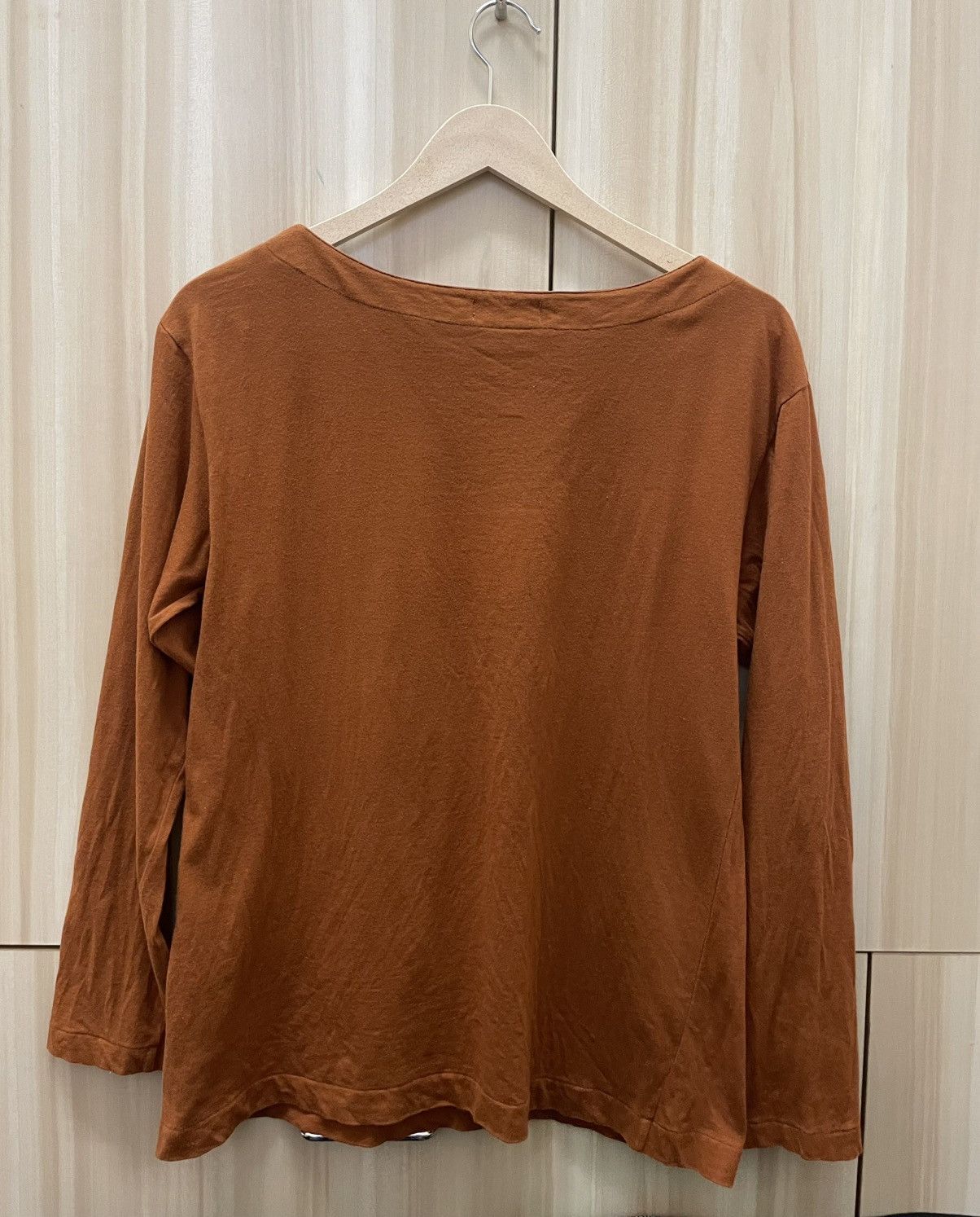 Issey Miyake Vtg 00's IS Issey Miyake Sport Amor Y Paz Long Sleeve Tshirt Size S / US 4 / IT 40 - 3 Thumbnail