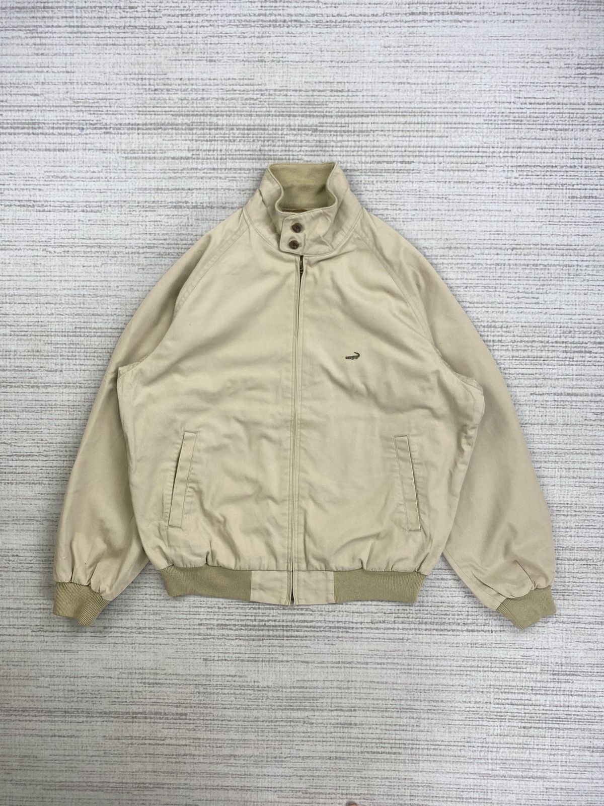 Designer × Japanese Brand × Vintage Vintage Crocodile Rare Casual Zipper Cotton Jacket Size US L / EU 52-54 / 3 - 5 Thumbnail