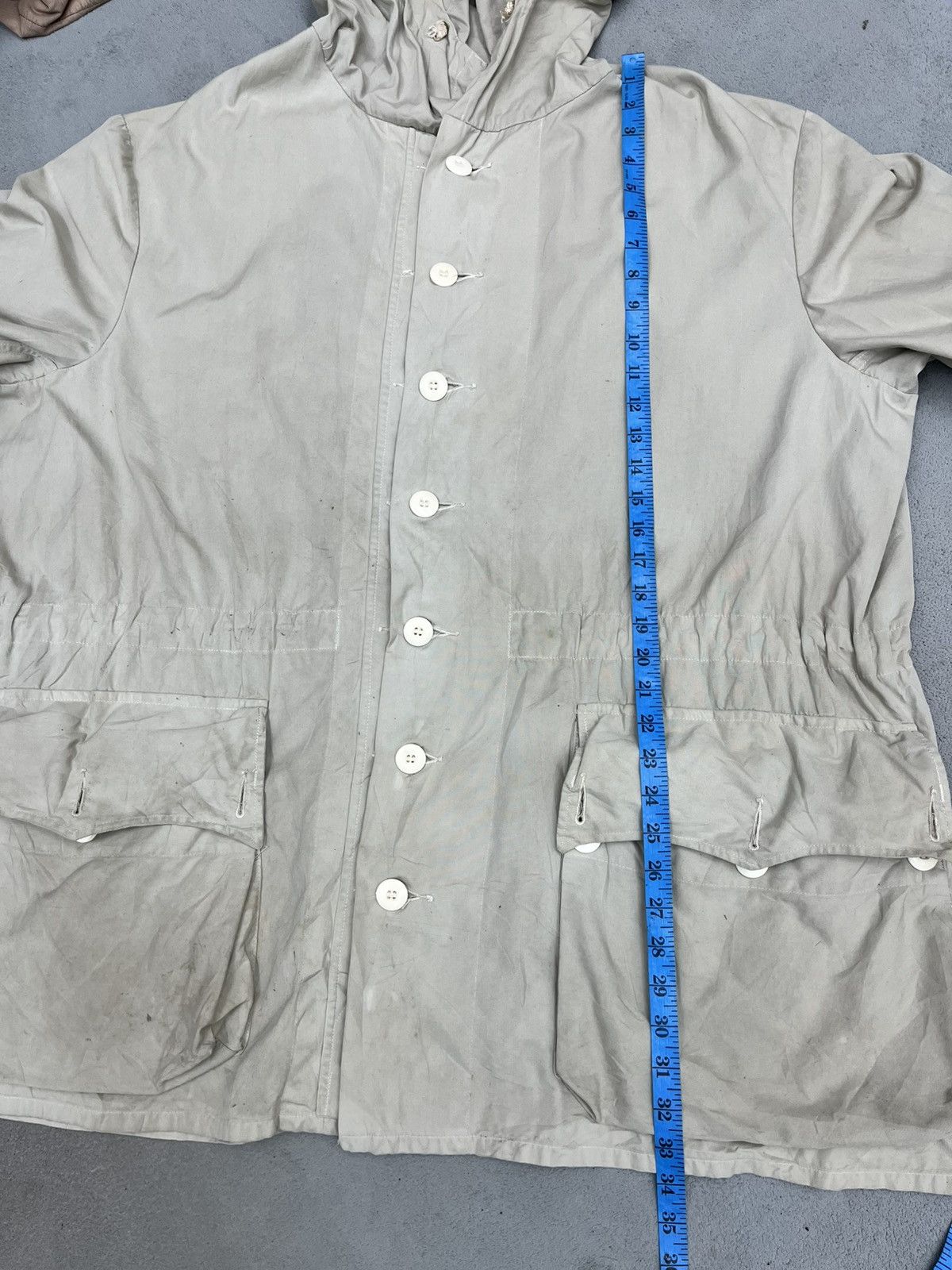 Vintage C-50 70'S SWEDISH ARMY M-62 SNOW PARKA SMOCK Size US L / EU 52-54 / 3 - 17 Thumbnail