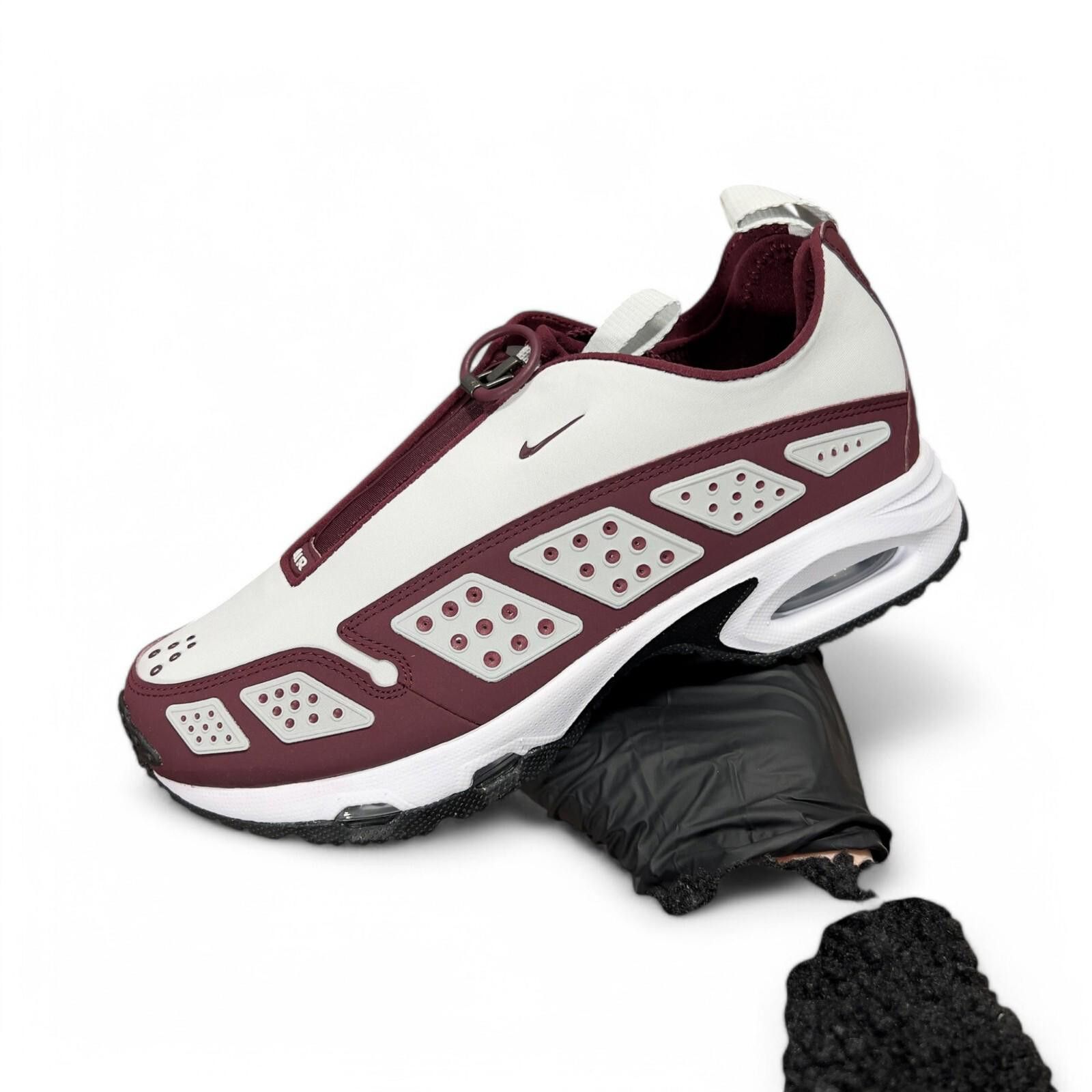 Nike 💥 Nike Air Max SNDR UK 5 Photon Dust Night Maroon Zip-Up Size US 7.5 / IT 37.5 - 4 Thumbnail