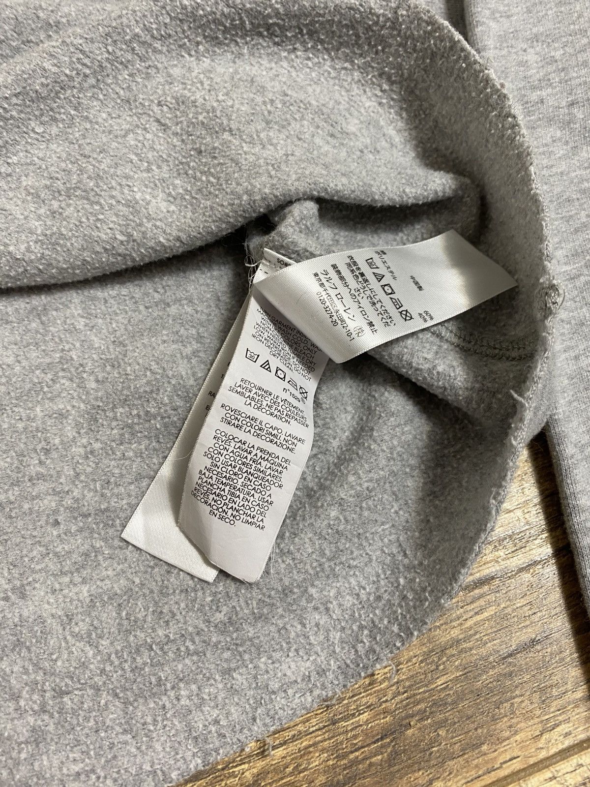 Ralph Lauren Vintage Polo Ralph Lauren 1967 Cropped Grey Sweatshirt S Size S / US 4 / IT 40 - 6 Thumbnail