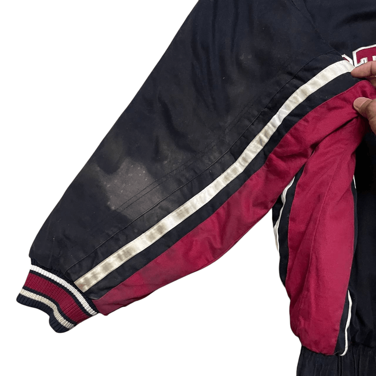 Starter Vintage Starter Embroidered Bomber Jacket Sherpa Linning Size US L / EU 52-54 / 3 - 5 Thumbnail