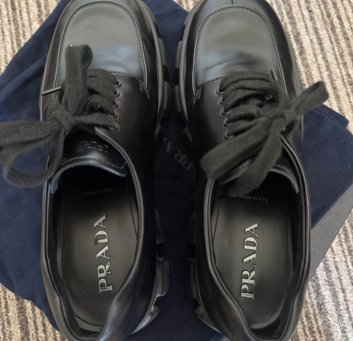 Prada Prada Monolith Lace Ups Size US 11 / EU 44 - 4 Thumbnail