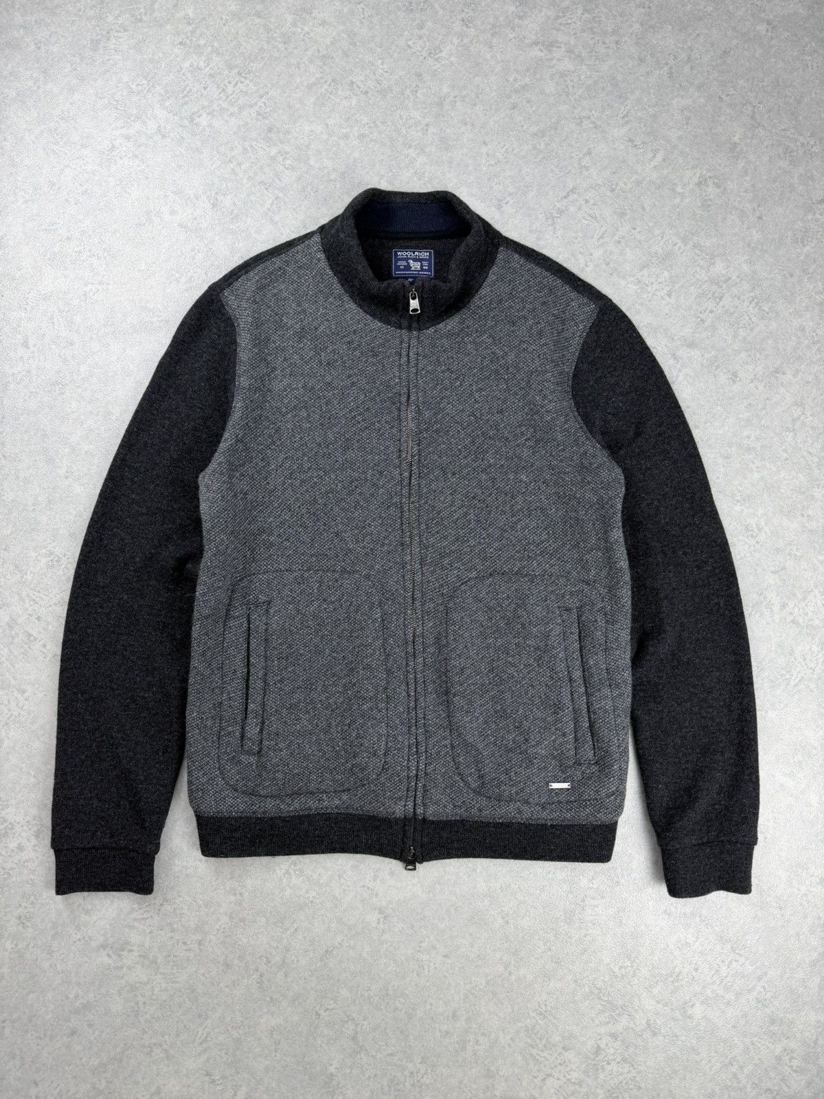 Woolrich Woolen Mills Woolrich Wool Zip Sweater Grey Black Men’s M Size US M / EU 48-50 / 2 - 1 Thumbnail