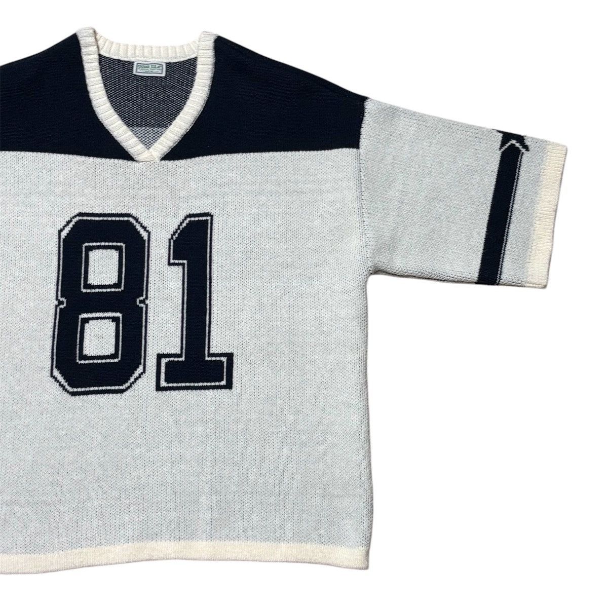 Guess FW2024 GUESS U.S.A. BY ERL FOOTBALL JERSEY SWEATER NWT Size L / US 10 / IT 46 - 6 Thumbnail
