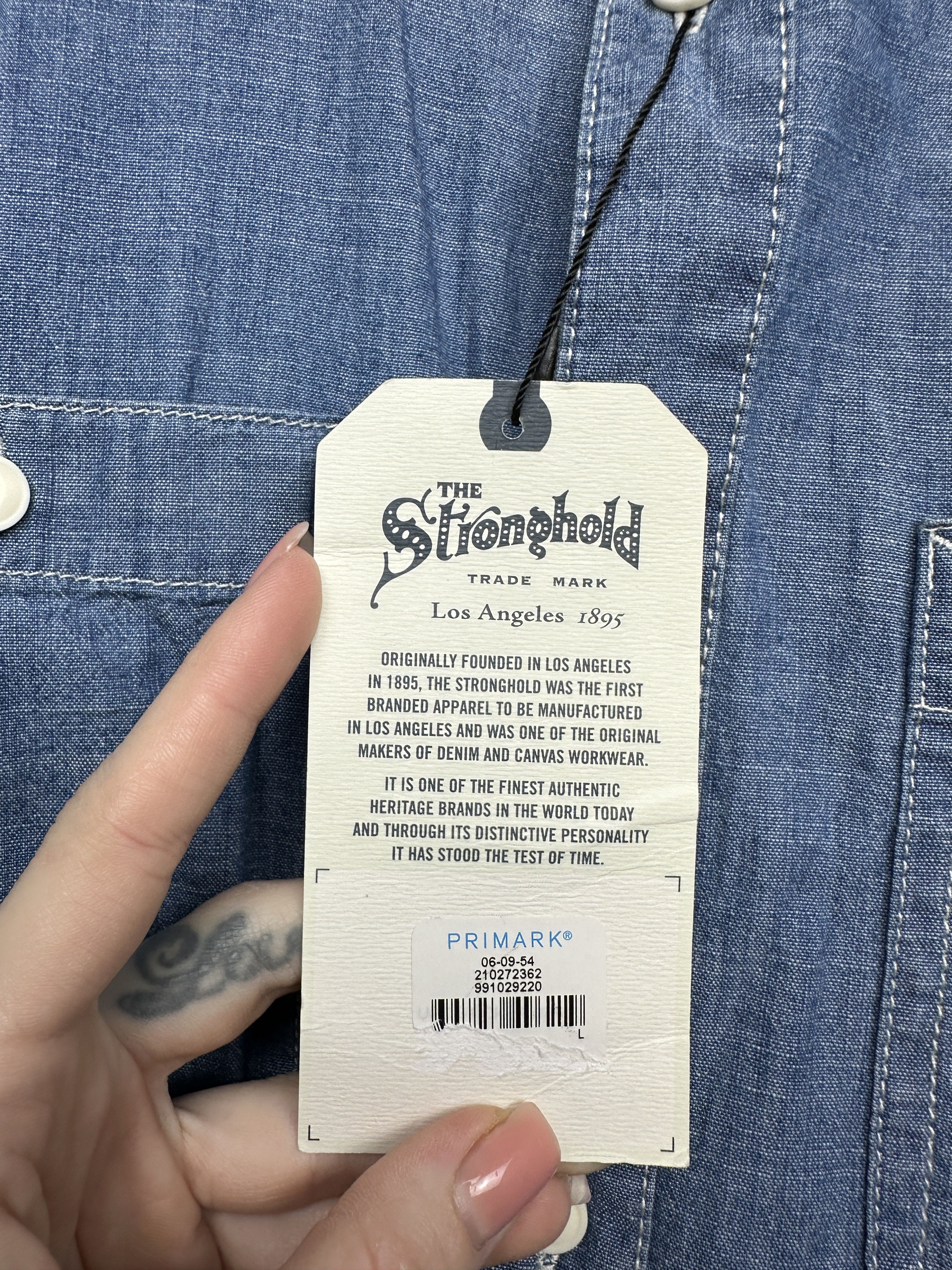 The Stronghold NEW!! The Stronghold Mens Short Sleeve Shirt Size US L / EU 52-54 / 3 - 4 Thumbnail