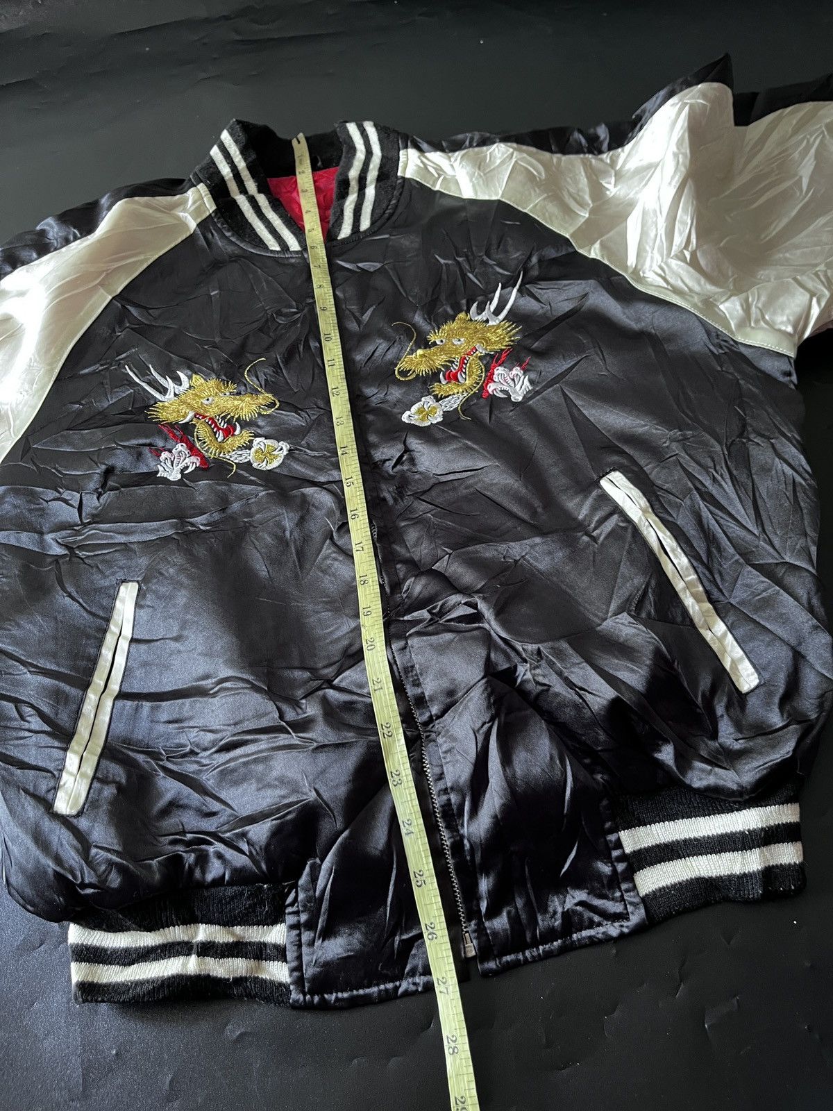 Japanese Brand JAPANESE SUKAJAN DRAGON JACKET 1990 Size US L / EU 52-54 / 3 - 13 Thumbnail