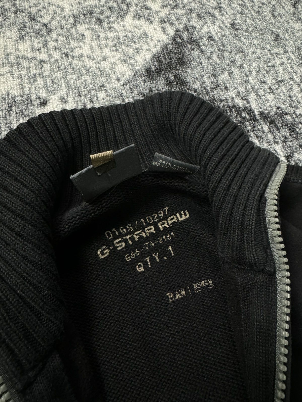 G-Star Vintage G Star Raw Sweater Zip up Mix Vest Knit Ribbed Y2K Size M / US 6-8 / IT 42-44 - 7 Thumbnail