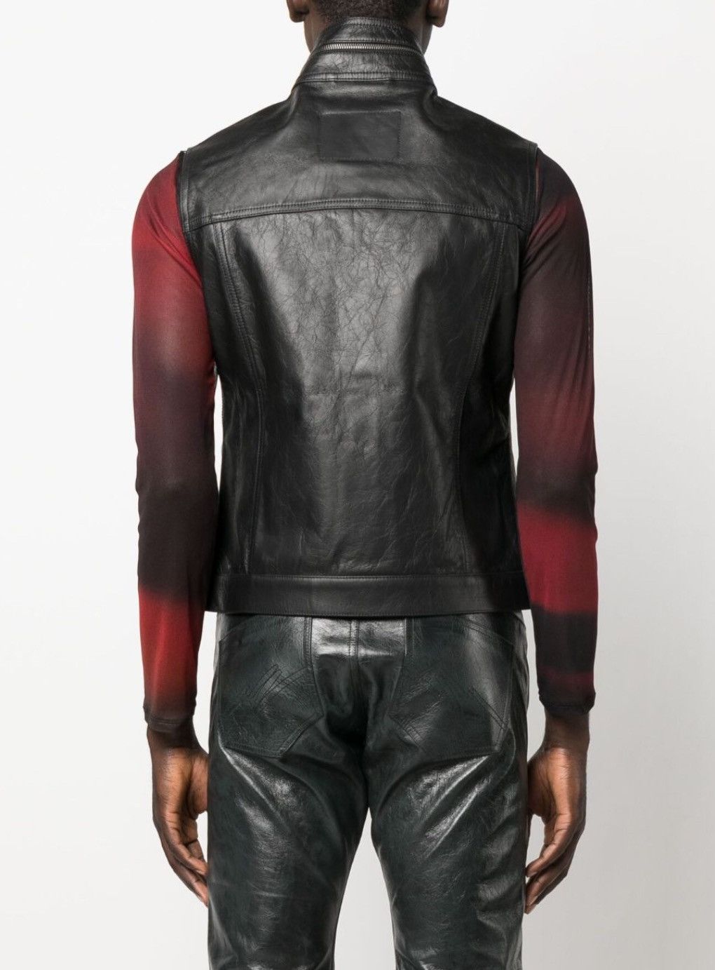 Martine Rose Martine Rose polished-finish button-fastening jacket Size US M / EU 48-50 / 2 - 5 Thumbnail